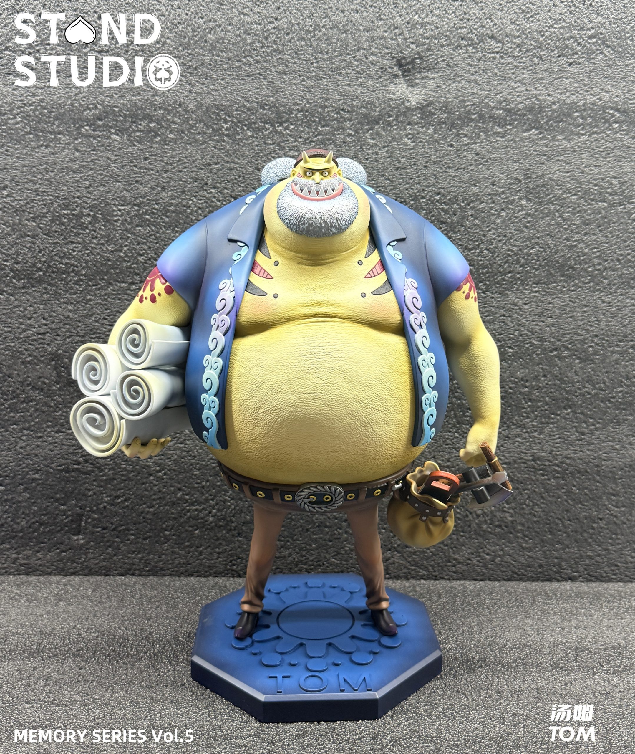 One Piece Flashback 05 Shipwright Tom Statue(GK) -Stand Studio 