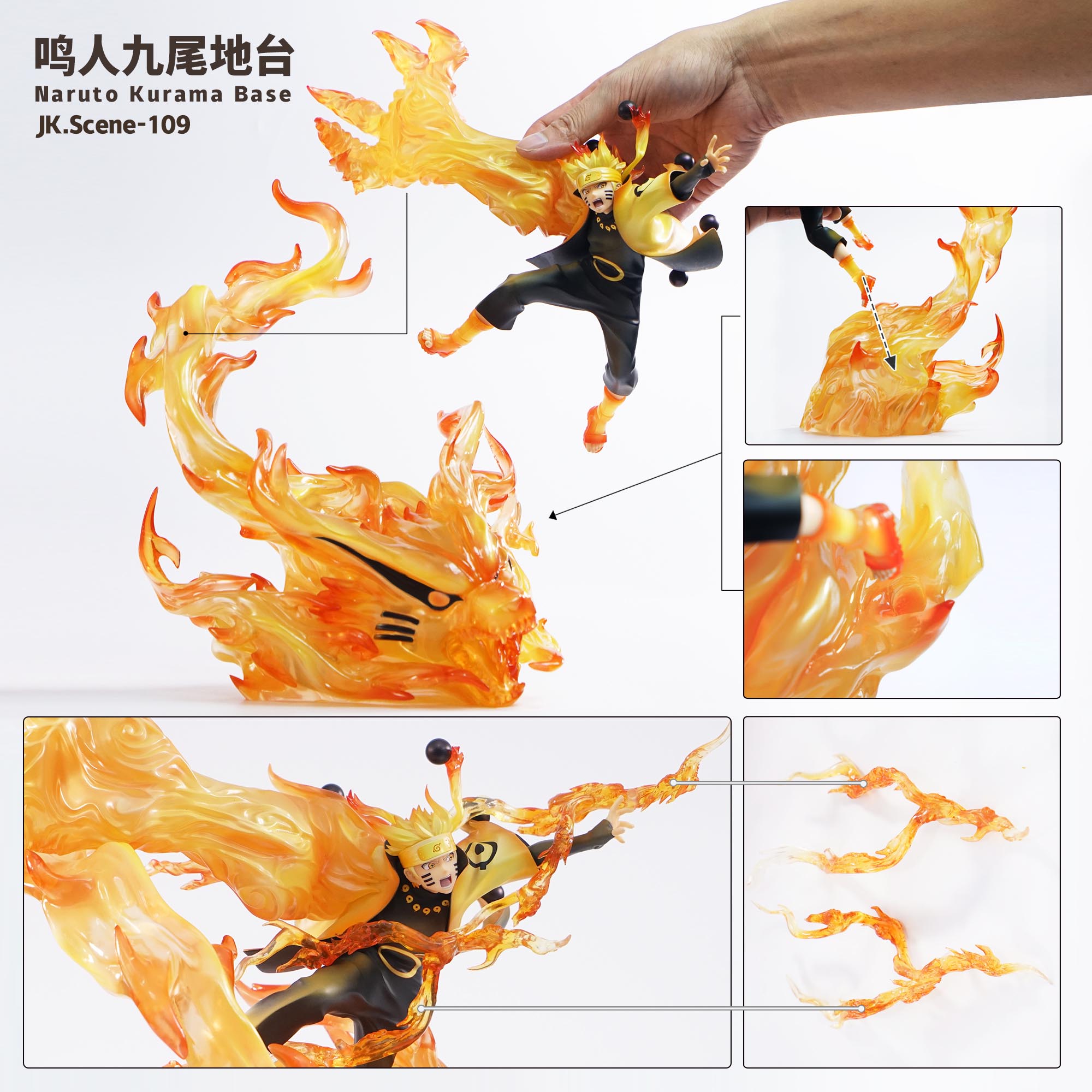 Naruto Kurama Base Statue(GK) -Jacksdo Studio 