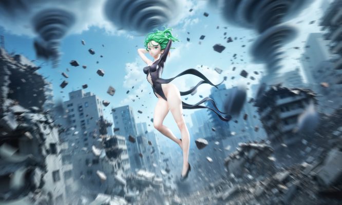 One Punch Man Tatsumaki The Tornado of Terror 1/4 Statue(GK) - HeRa Studio