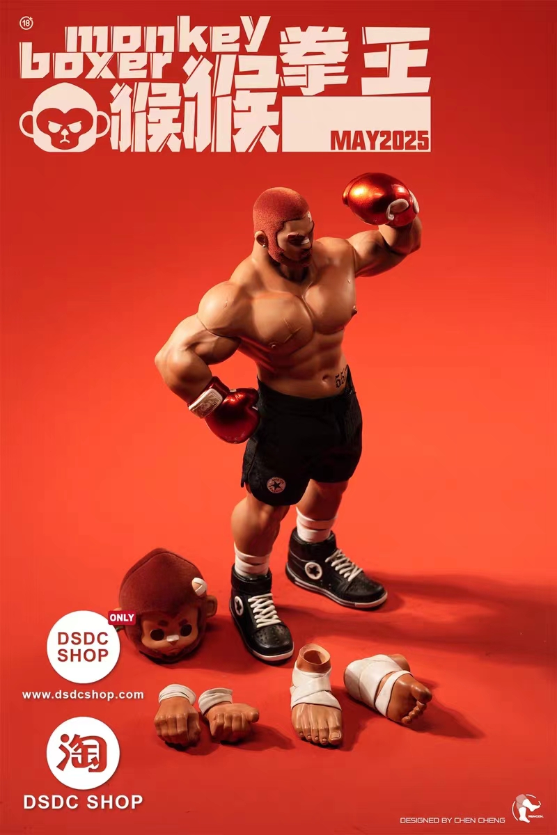 Monkey Boxer Statue(GK)  - Hubby Furry Studio