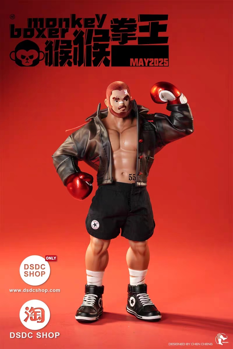 Monkey Boxer Statue(GK)  - Hubby Furry Studio