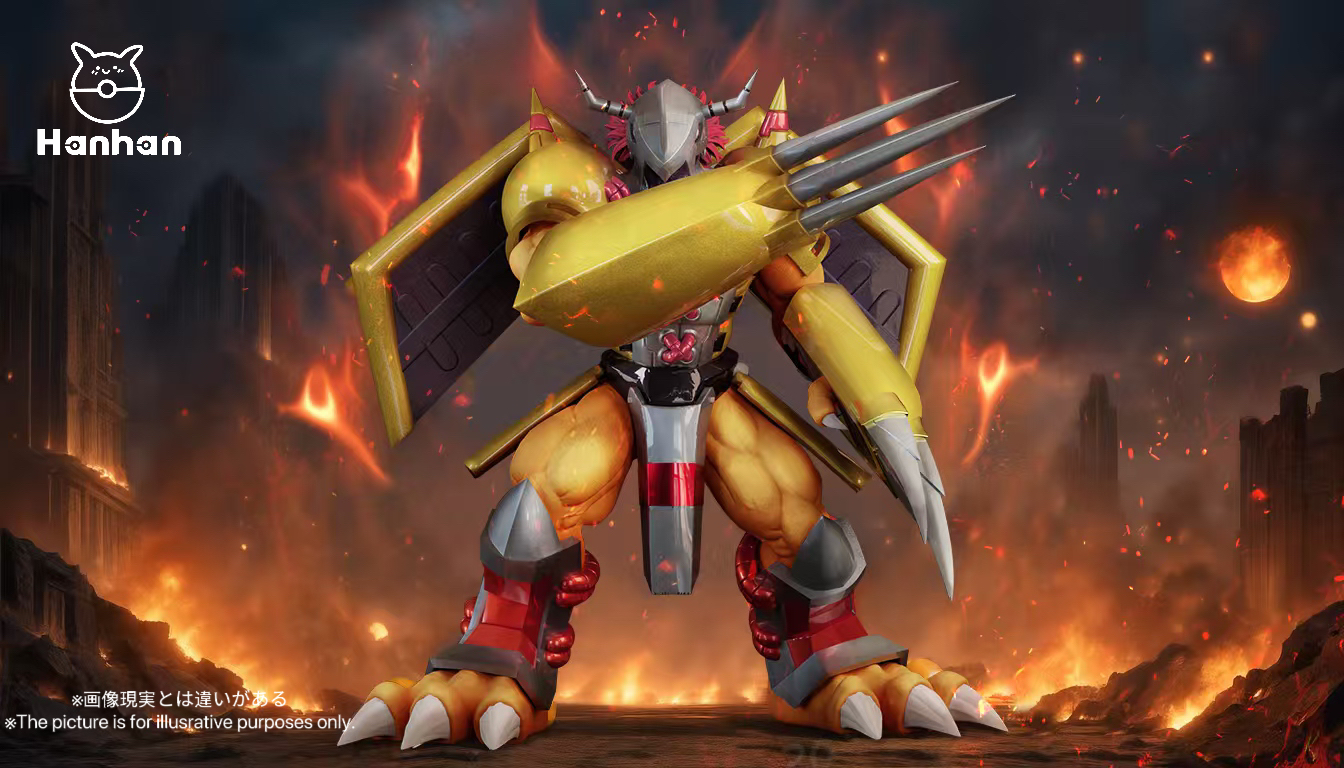 Digimon War Greymon Statue (GK)- Han Han Studio 