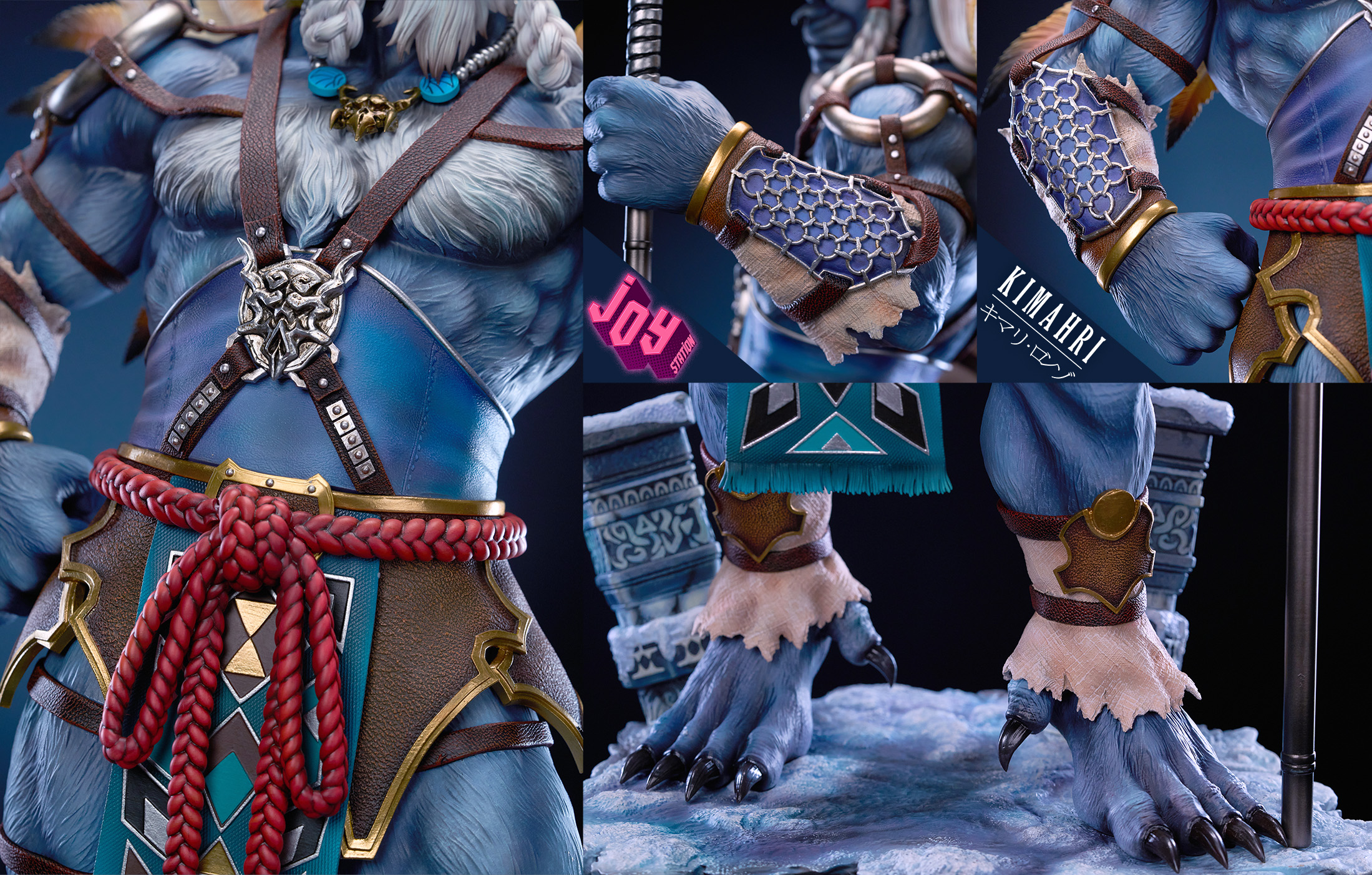 Final Fantasy 10 Kimahri Statue (GK) -JOY STATION Studio