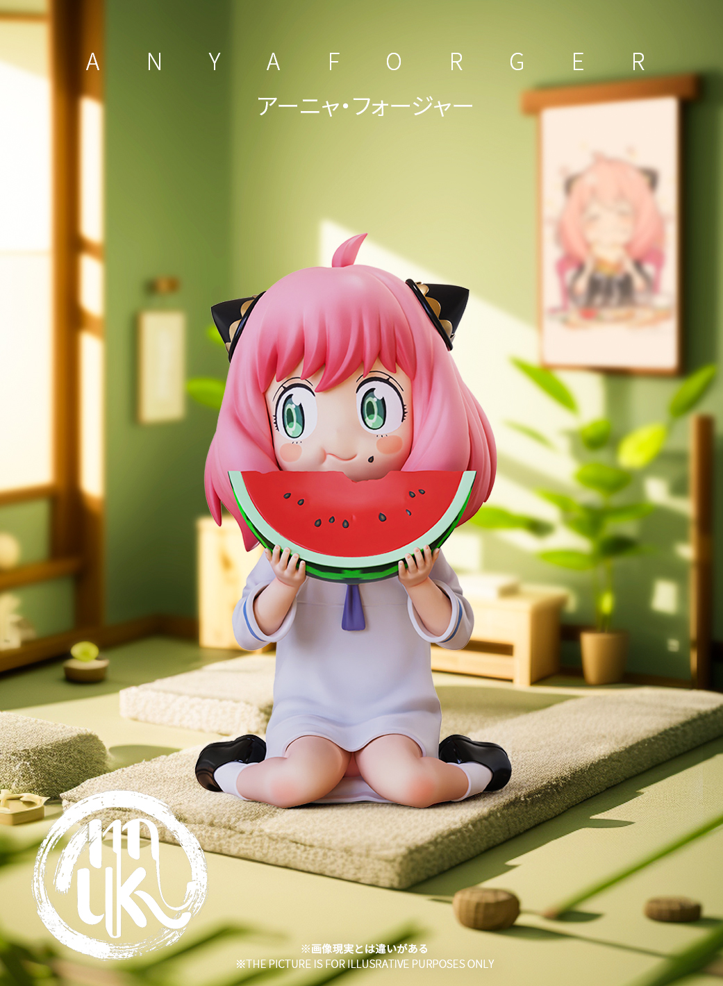 Spy X Family Anya eating watermelon Statue (GK) -MoKu Studio