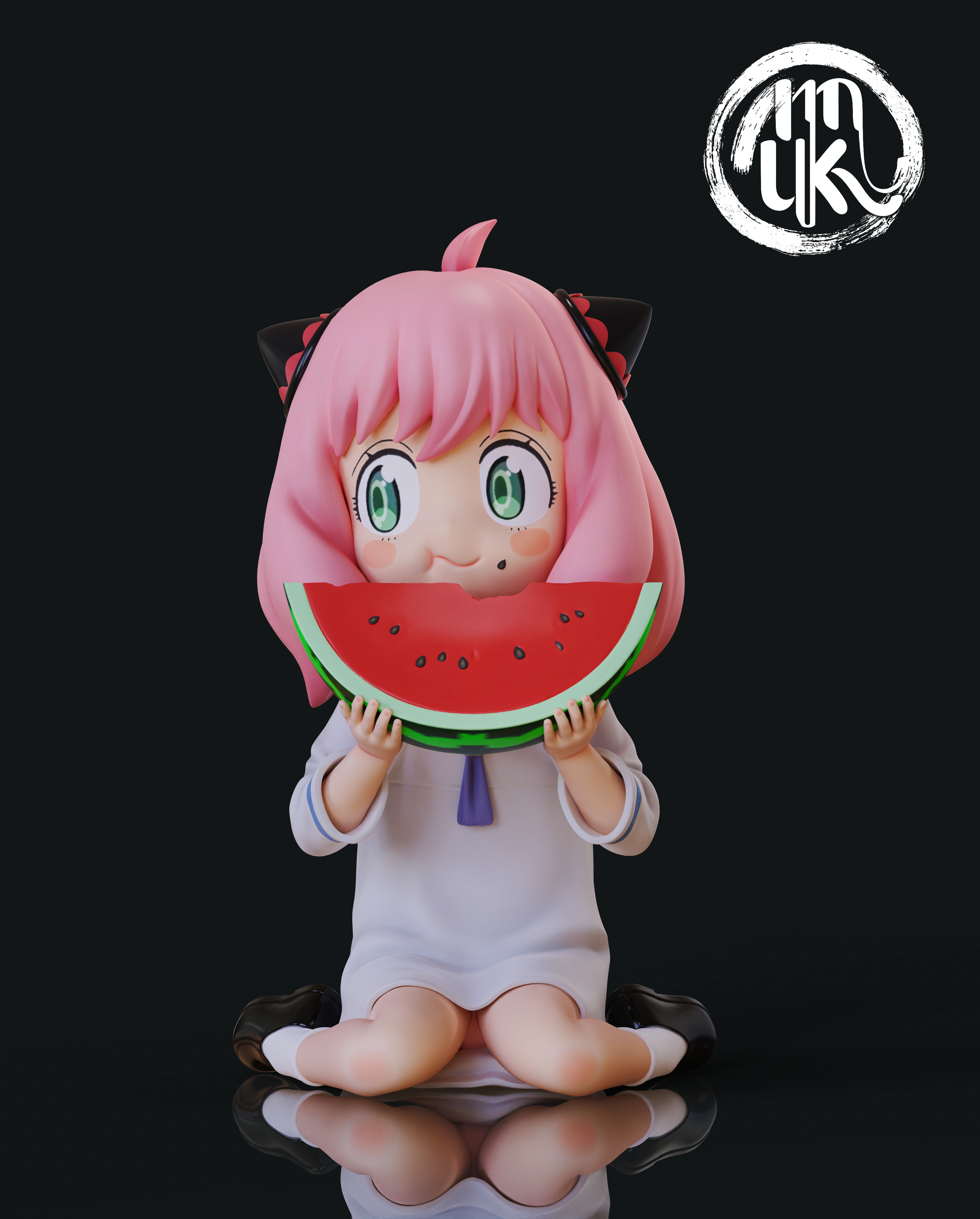 Spy X Family Anya eating watermelon Statue (GK) -MoKu Studio