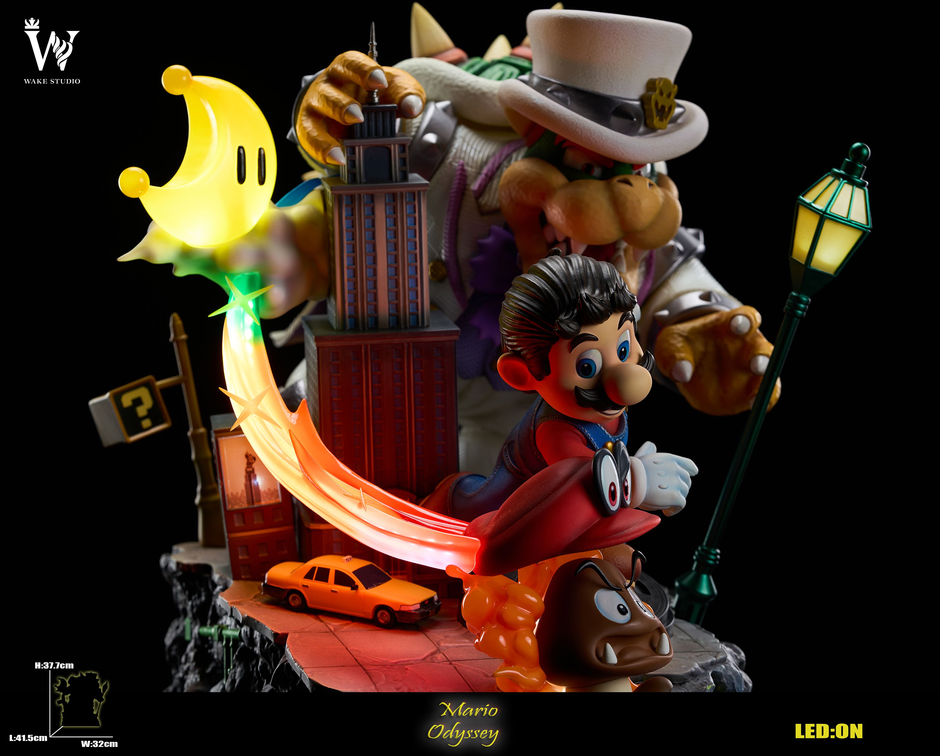 Super Mario Mario Series 02 Super Mario Odyssey Statue (GK) - Wake Studio 