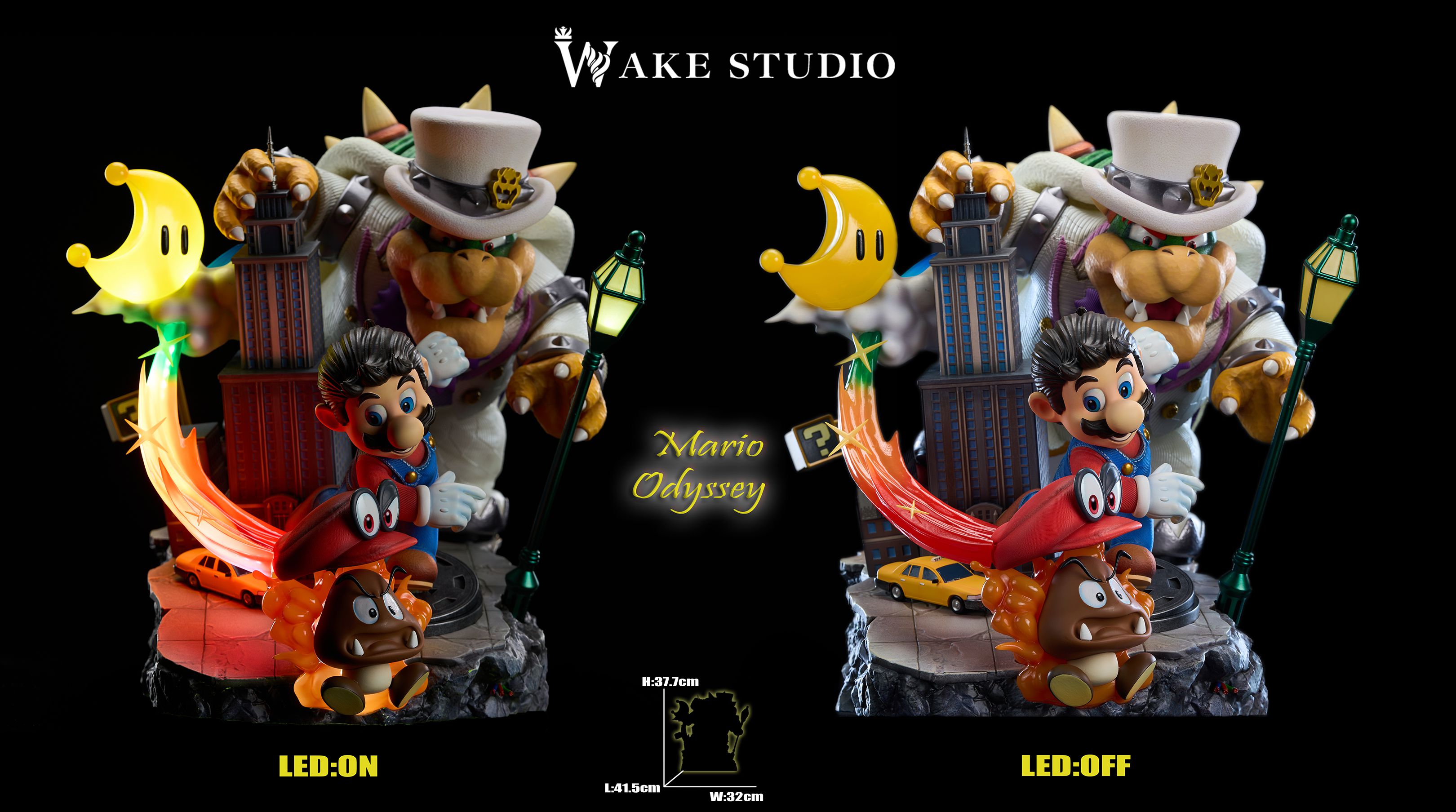Super Mario Mario Series 02 Super Mario Odyssey Statue (GK) - Wake Studio 