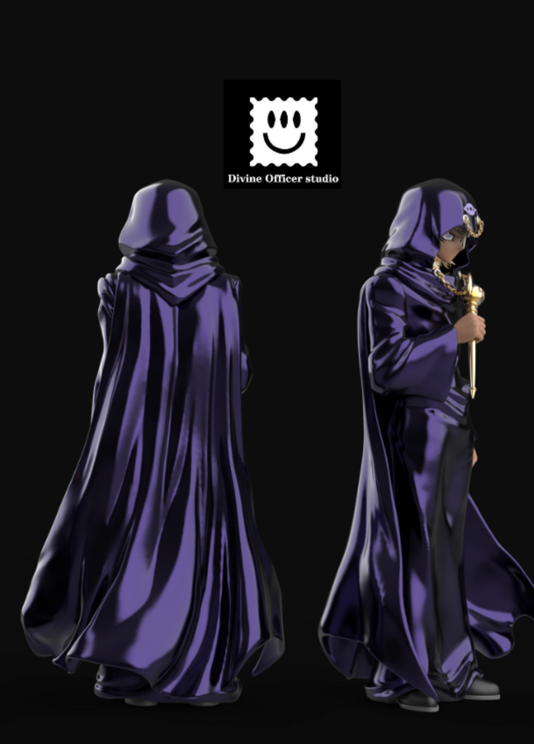 Yu-Gi-Oh Ghouls Series 01 Cloaked Marik Statue (GK)- Divine Officer Studio