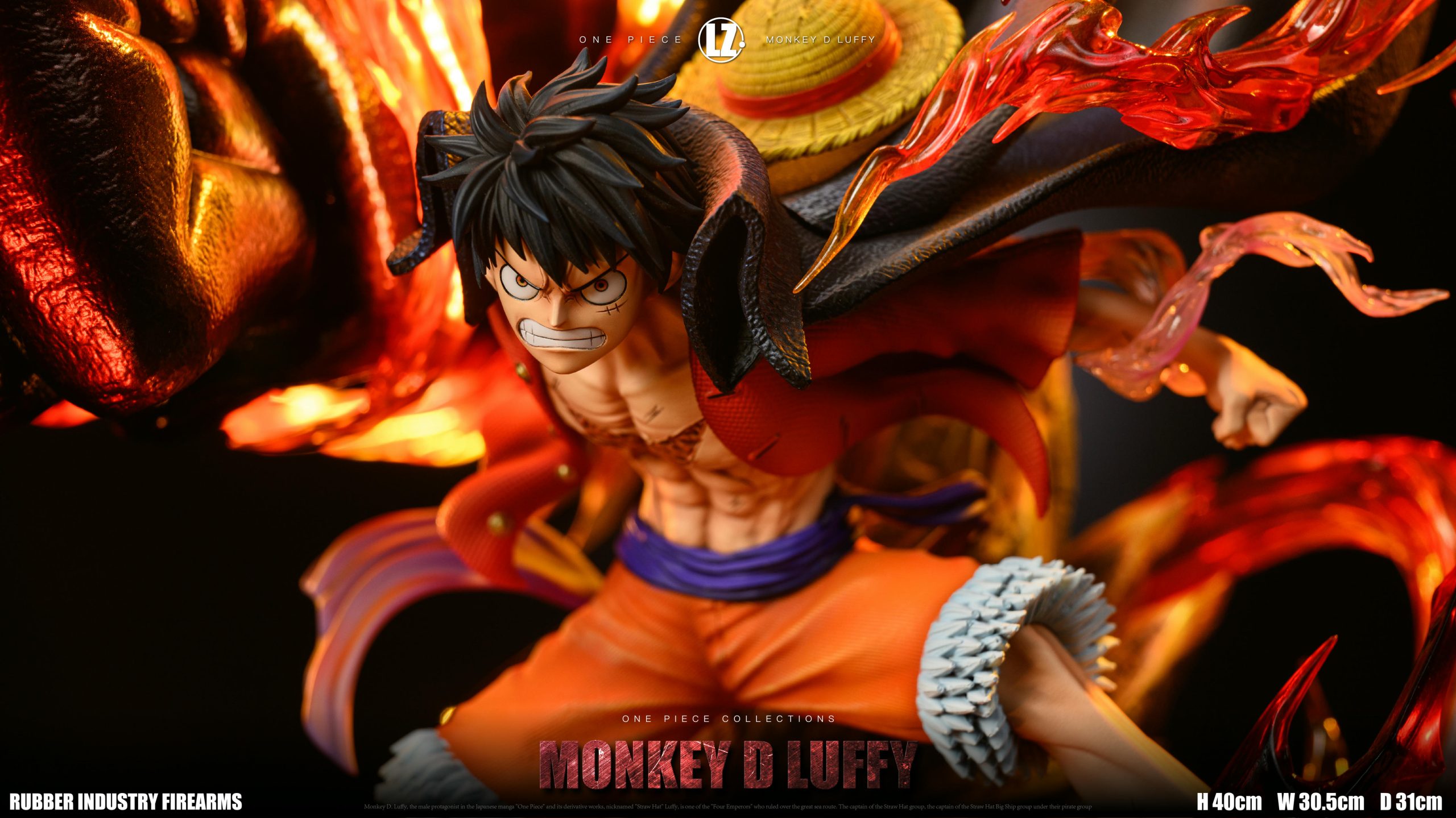 One Piece Luffy All Forms Resonance Series 04 Gear Third Enka Luffy Statue (GK) - LZ Studio 