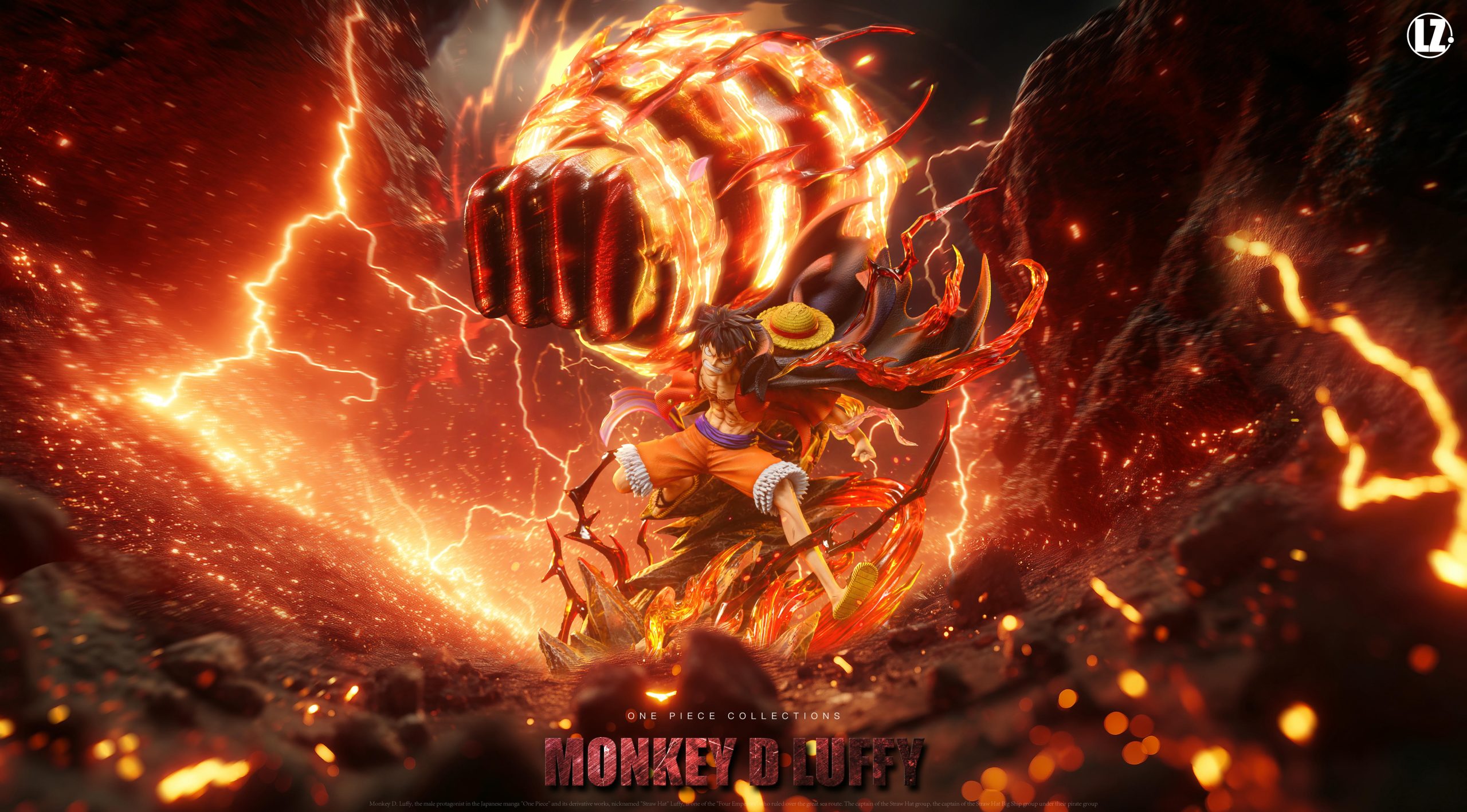 One Piece Luffy All Forms Resonance Series 04 Gear Third Enka Luffy Statue (GK) - LZ Studio 