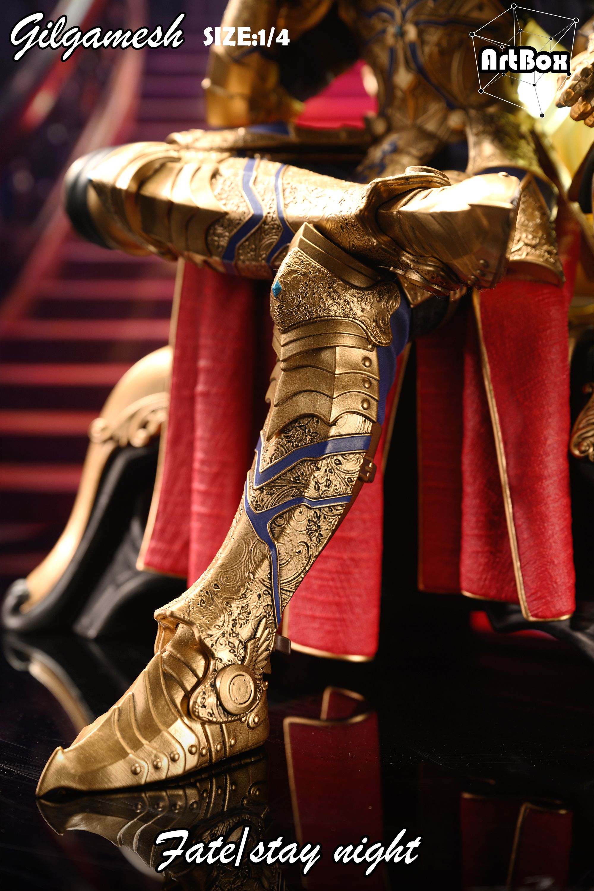 Fate/Stay Night Gilgamesh with LED 1/4  Statue (GK) - Artbox Studio  