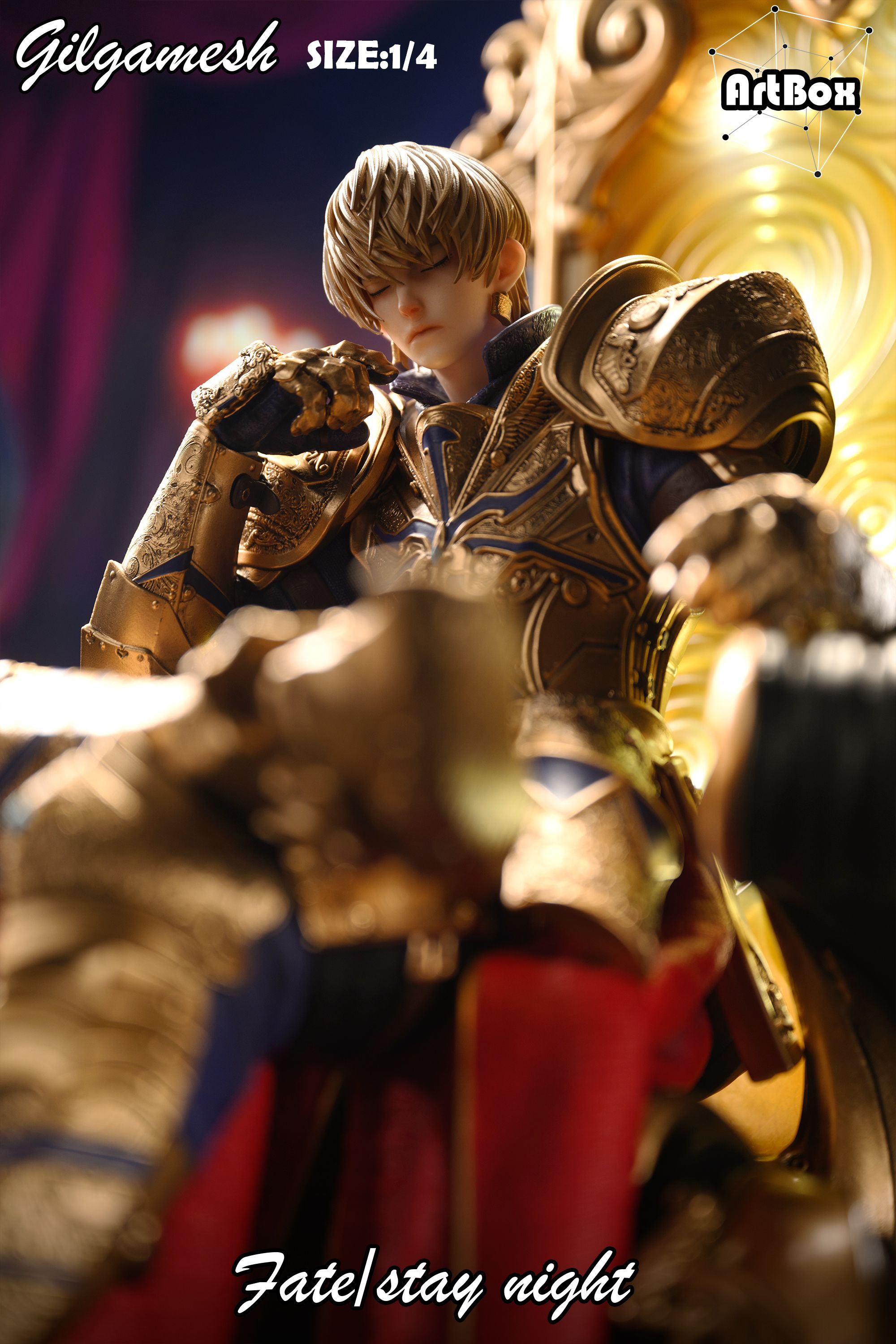 Fate/Stay Night Gilgamesh with LED 1/4  Statue (GK) - Artbox Studio  