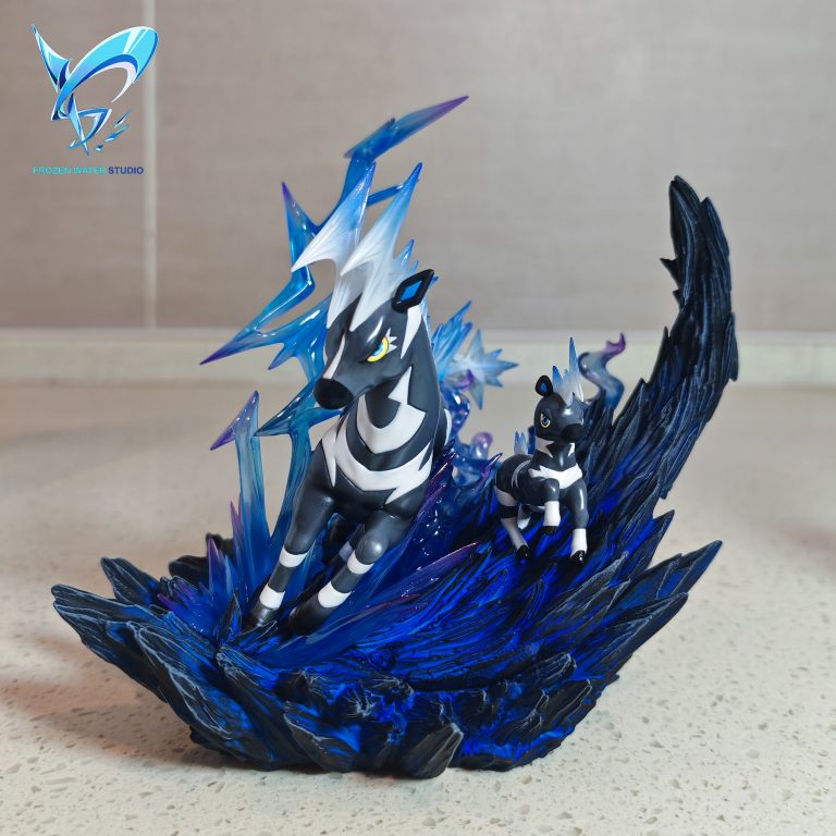 Pokemon Zebstrika Evolution Set Statue (GK)-Frozen Water Studio 