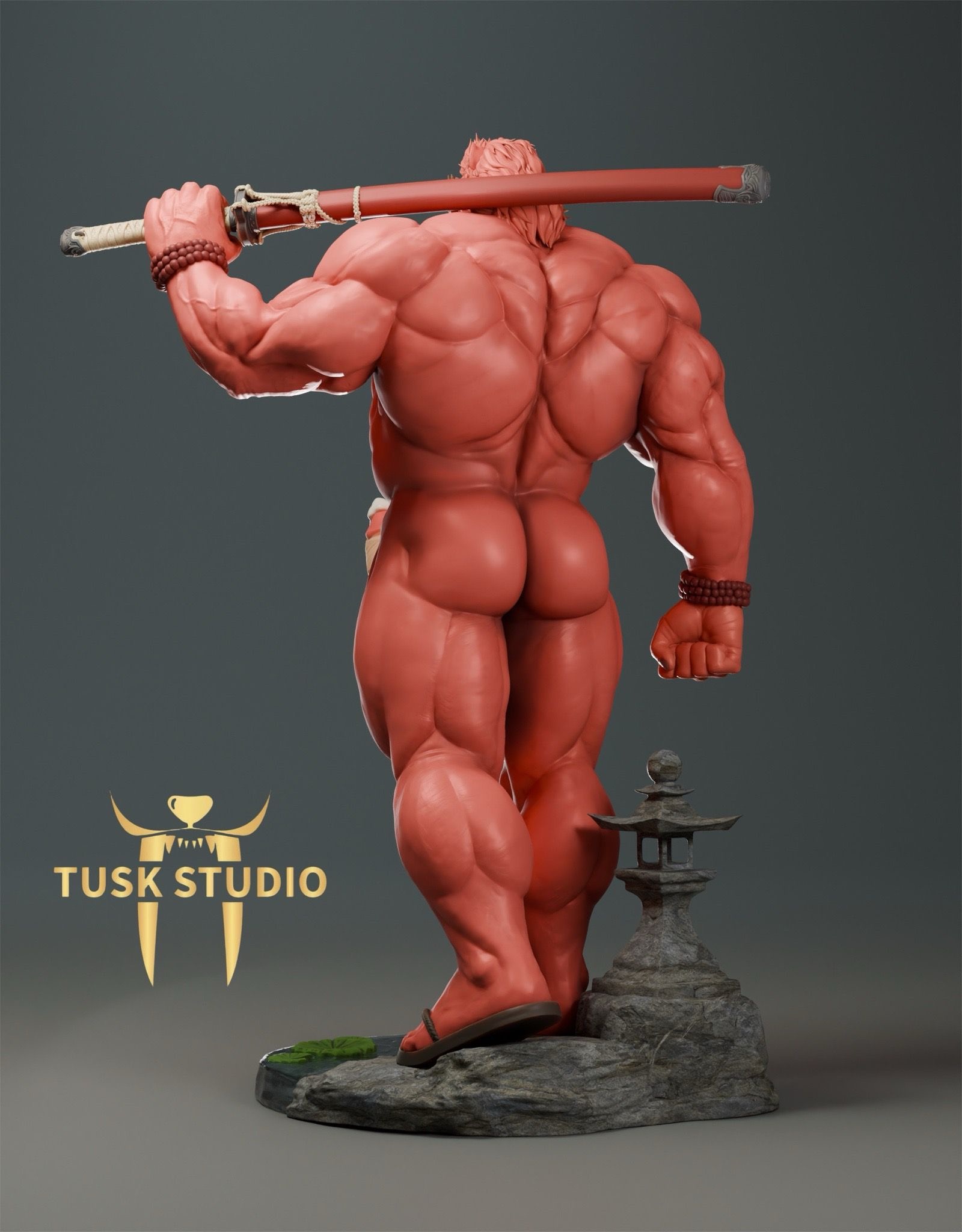Kumatetsu 1/5 Statue (GK)(Licensed)(Adult 18+)  -TusK Studio