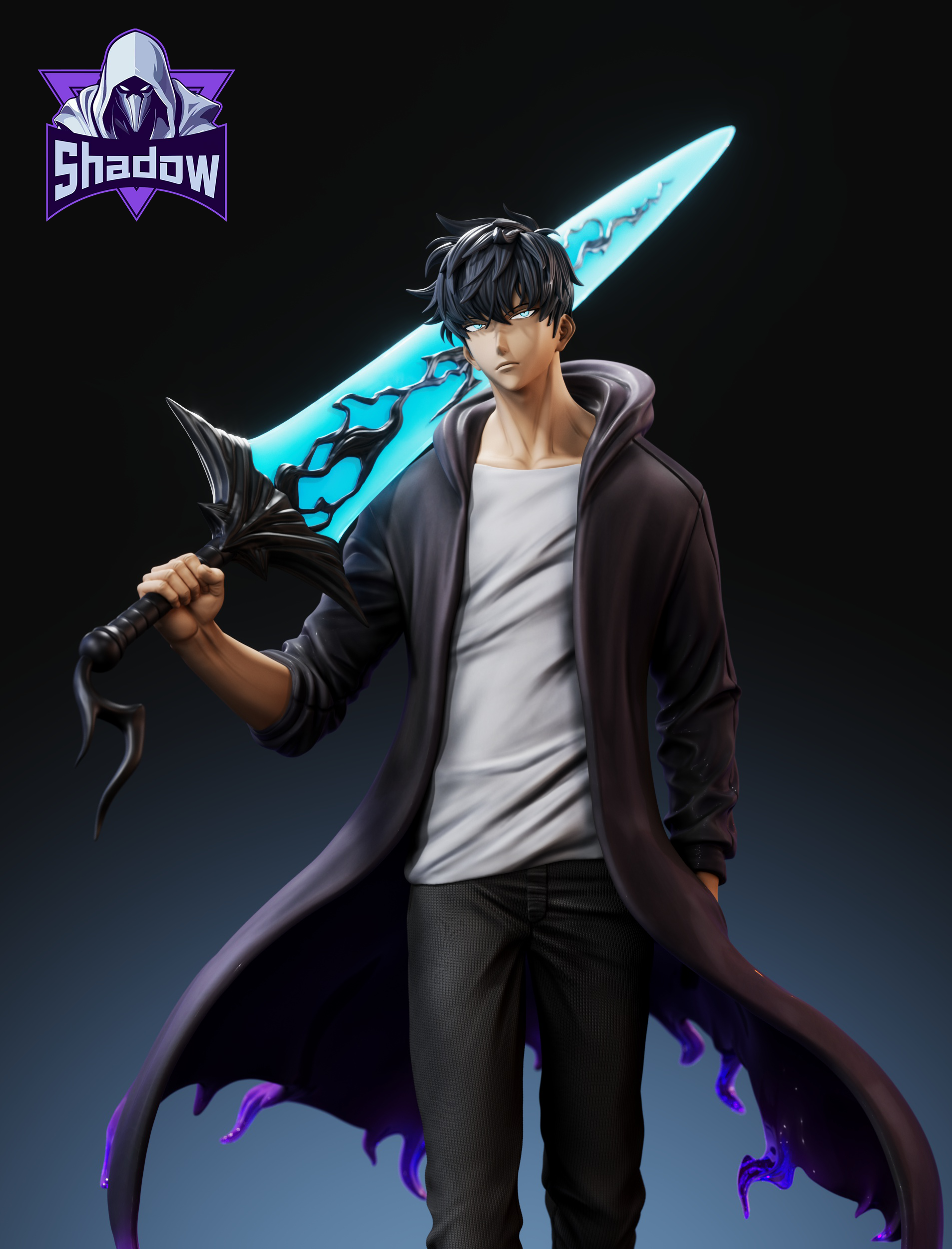 Solo Leveling Sung Jin Woo Statue (GK)  -Shadow Studio