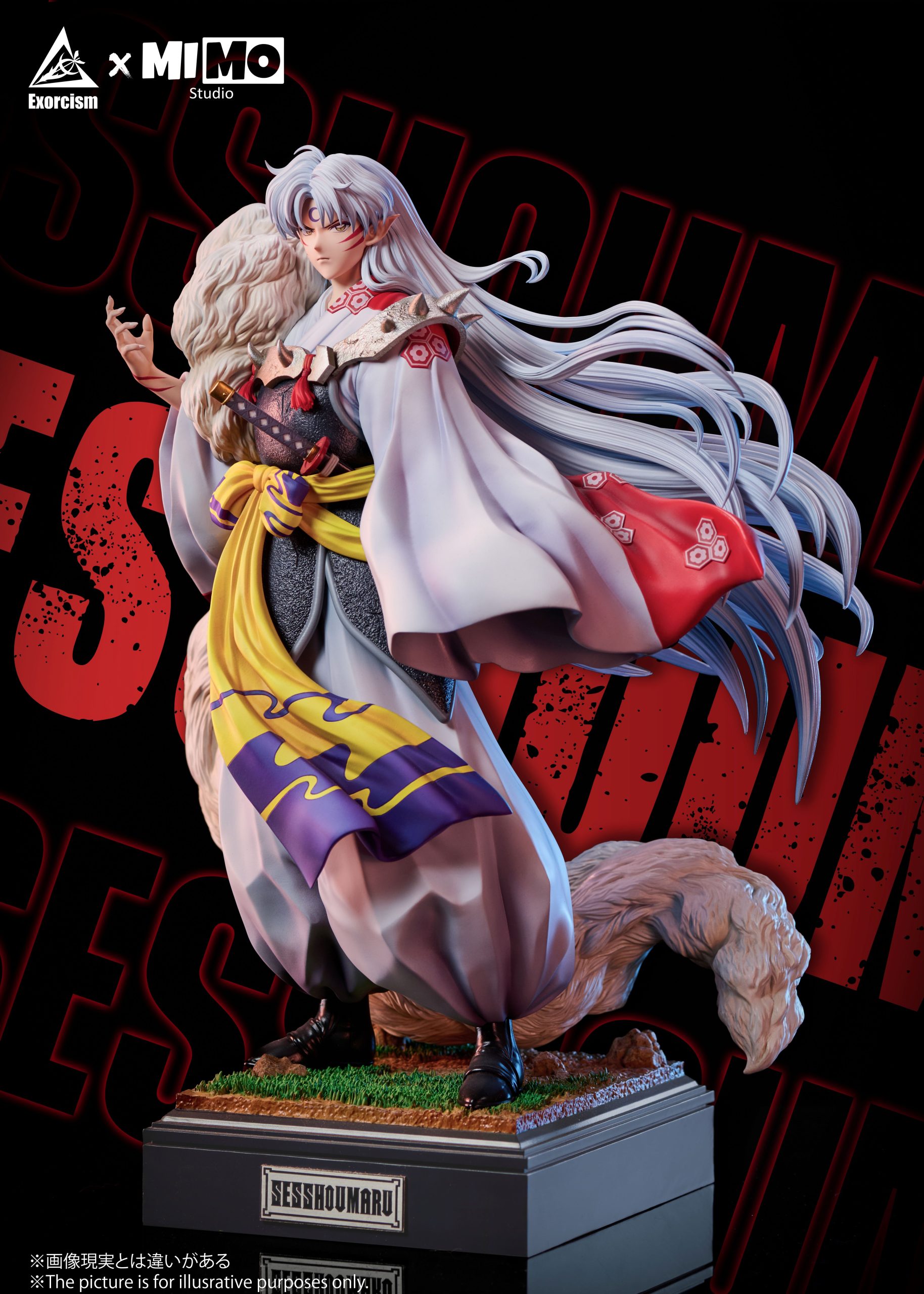  Inuyasha Sesshoumaru Statue (GK) -Mimo Studio & Exorcism Studio 