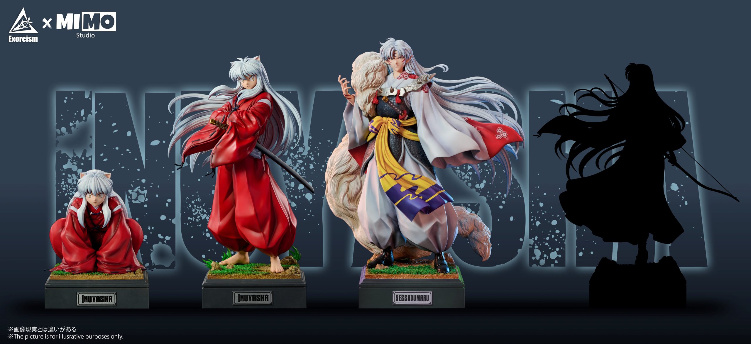  Inuyasha Sesshoumaru Statue (GK) -Mimo Studio & Exorcism Studio 