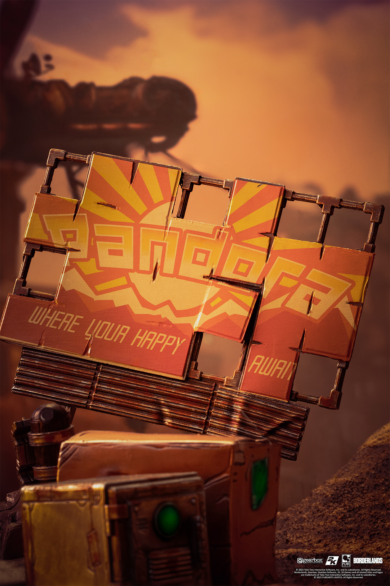 Borderlands Psycho Bandit & Claptrap 1/6 Scale Diorama Figure (Licensed)-PureArts Studio