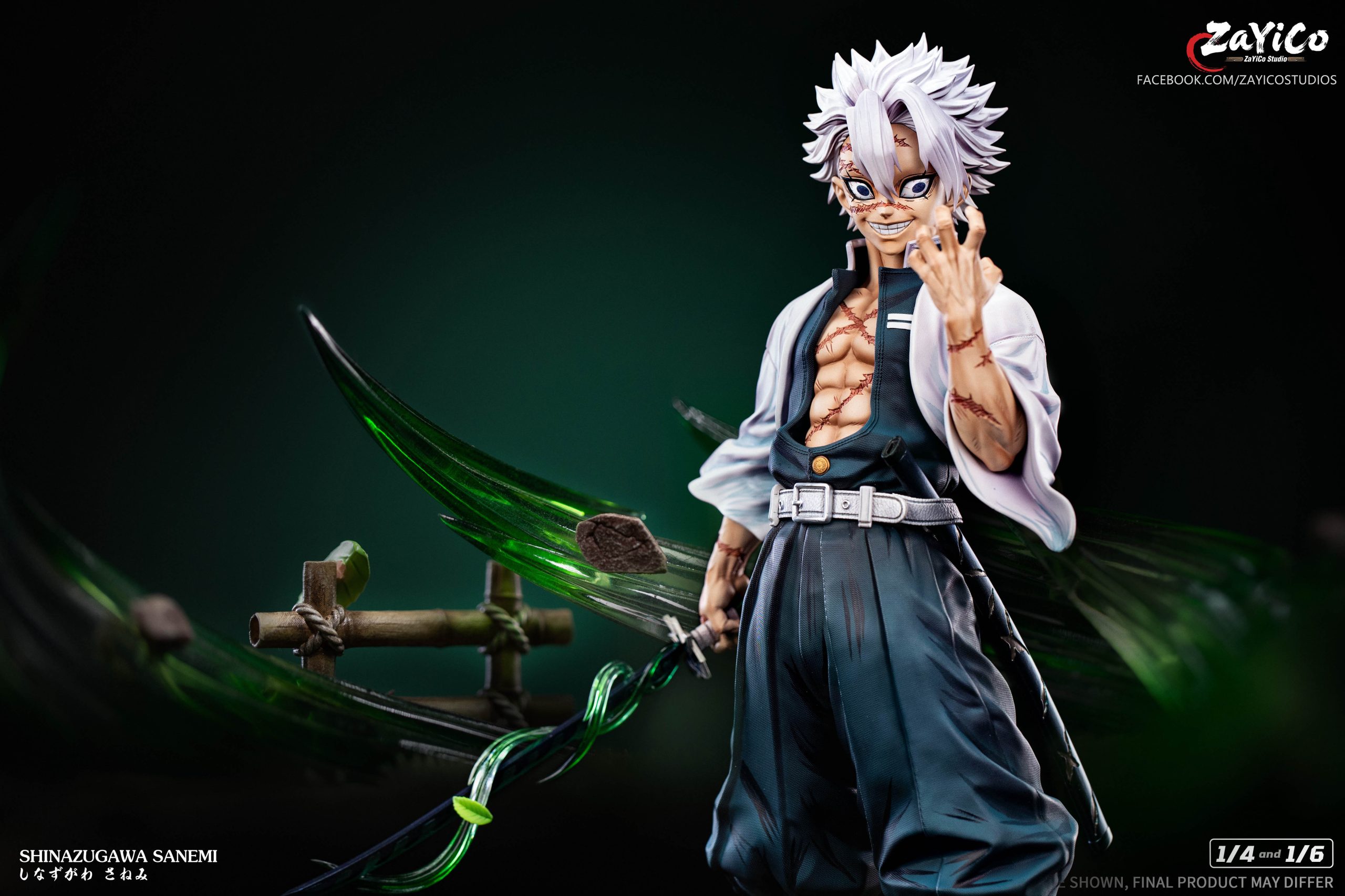 Demon Slayer Wind Hashira Sanemi Shinazugawa Statue (GK)-Zayico Studio 