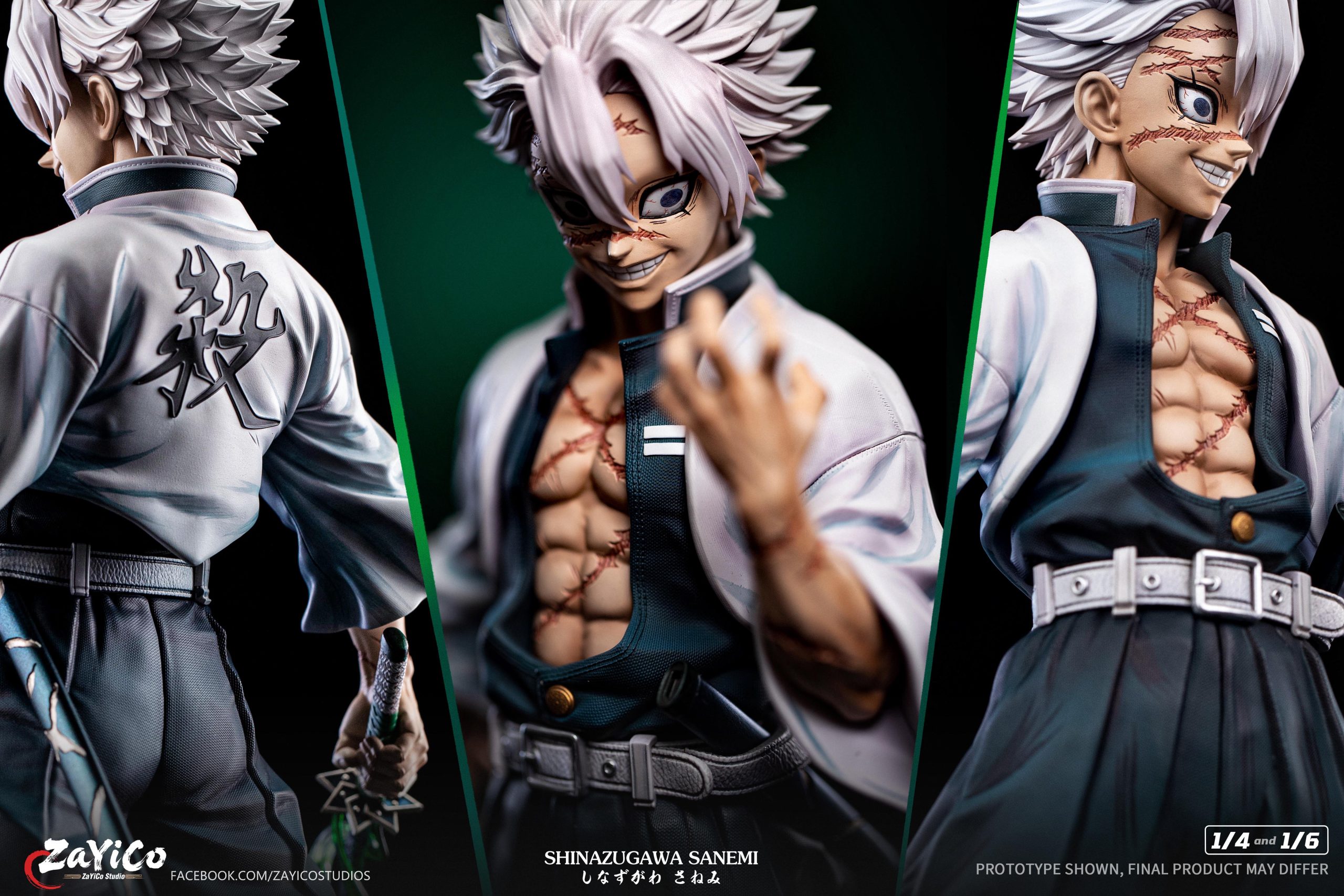 Demon Slayer Wind Hashira Sanemi Shinazugawa Statue (GK)-Zayico Studio 