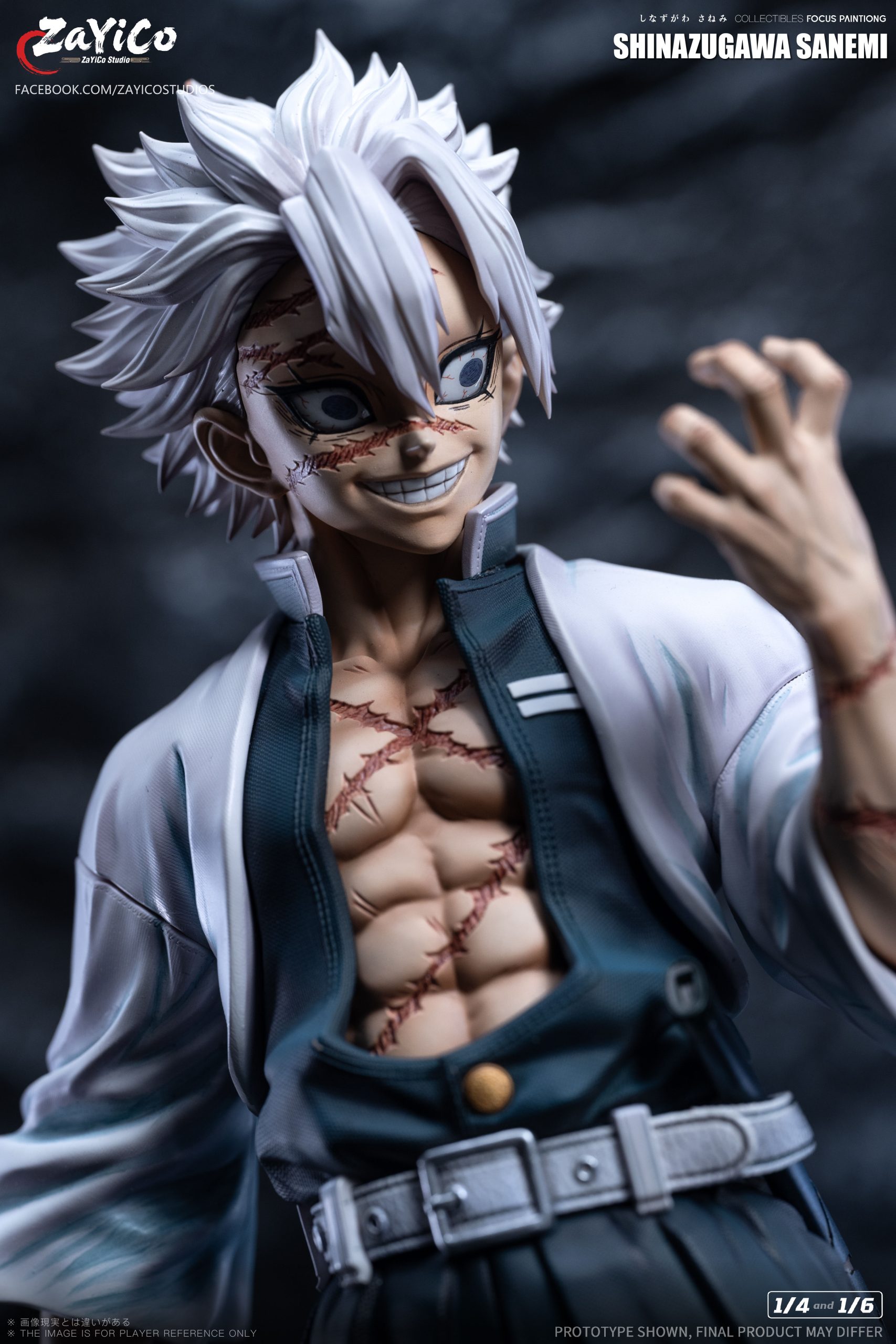 Demon Slayer Wind Hashira Sanemi Shinazugawa Statue (GK)-Zayico Studio 