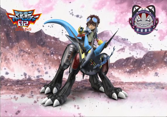 Digimon Armor Resonance 03 Lighdramon & Davis Motomiya Statue(GK) -Qiao Wu Mo Wan Studio