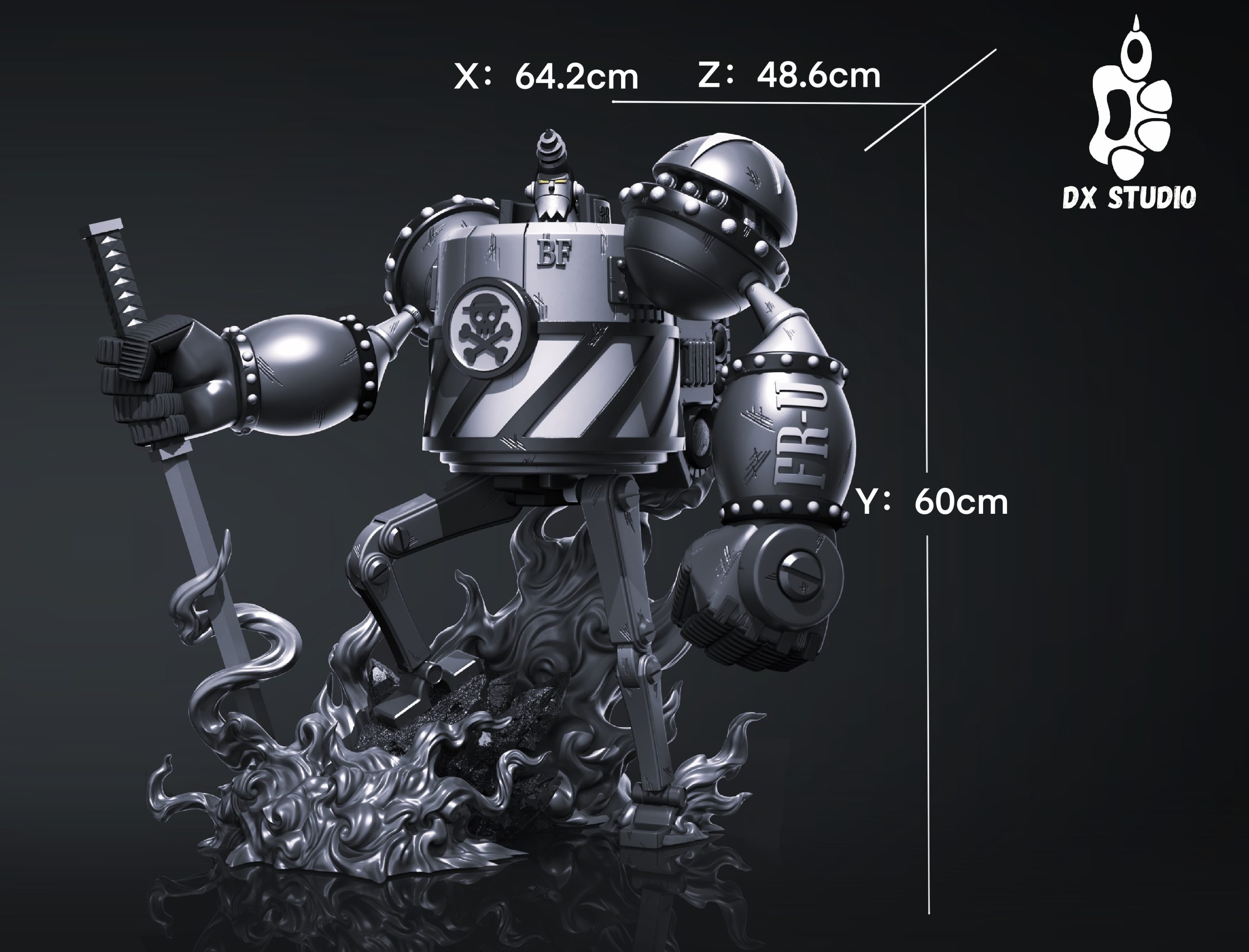 One Piece General Franky 2.0 Statue (GK) - DX Studio 