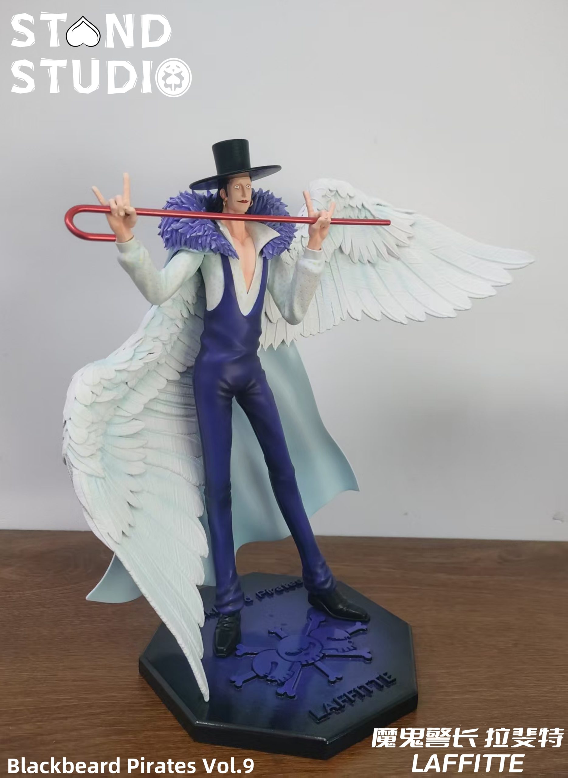 One Piece Blackbeard Pirates #9 Laffitte Statue (GK) -Stand Studio