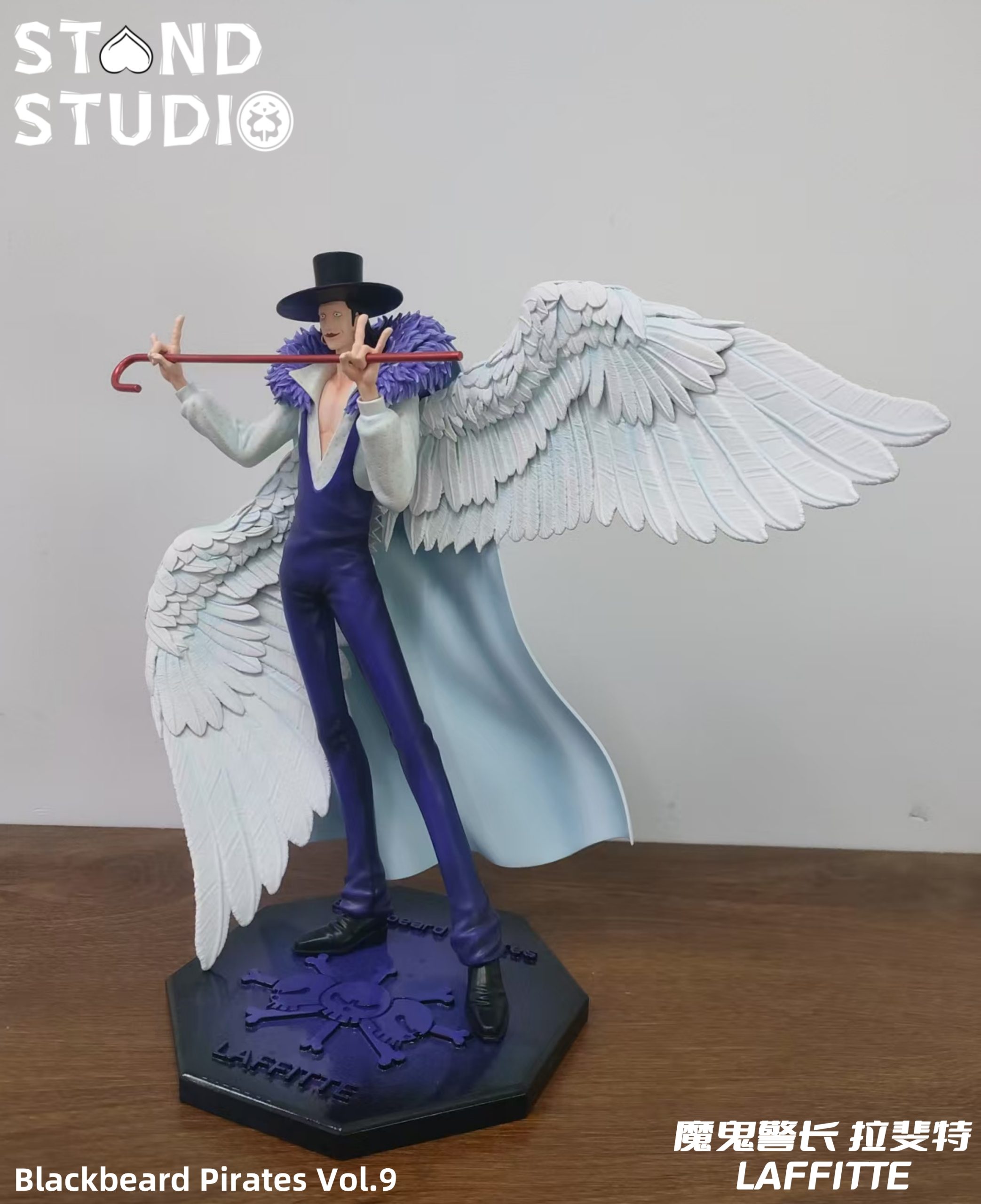 One Piece Blackbeard Pirates #9 Laffitte Statue (GK) -Stand Studio