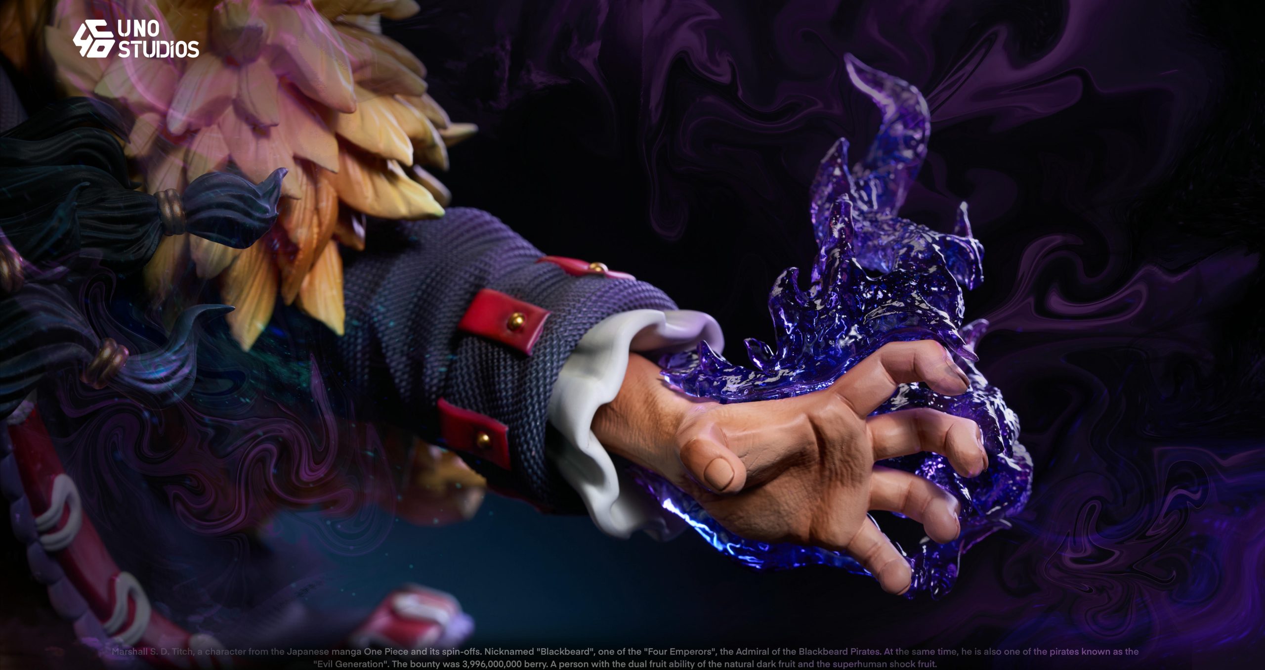 One Piece 1/4 Scale Marshall D Teach Blackbeard Statue (GK) -UNO Studio