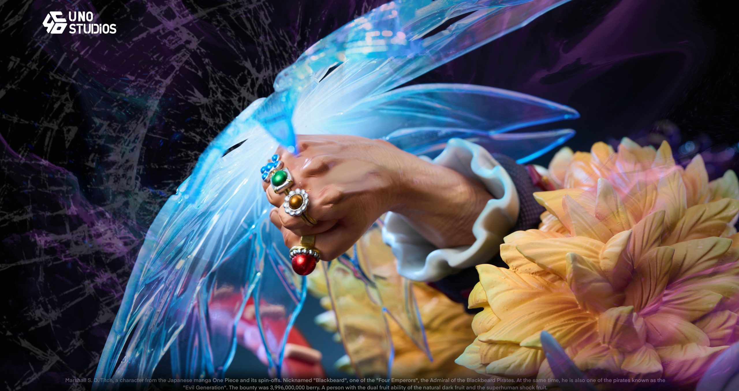 One Piece 1/4 Scale Marshall D Teach Blackbeard Statue (GK) -UNO Studio