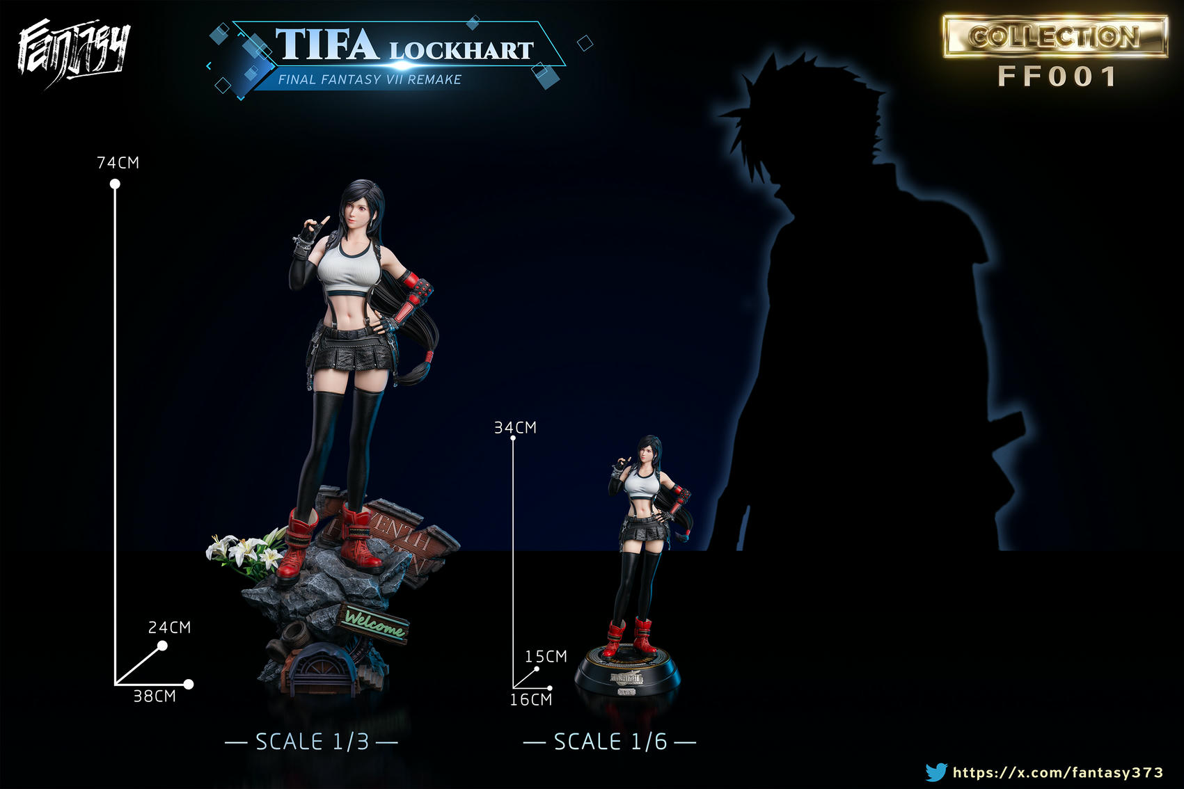 Final Fantasy FF Collector Series 001 Tifa Statue (GK) - FANTASY Studio 