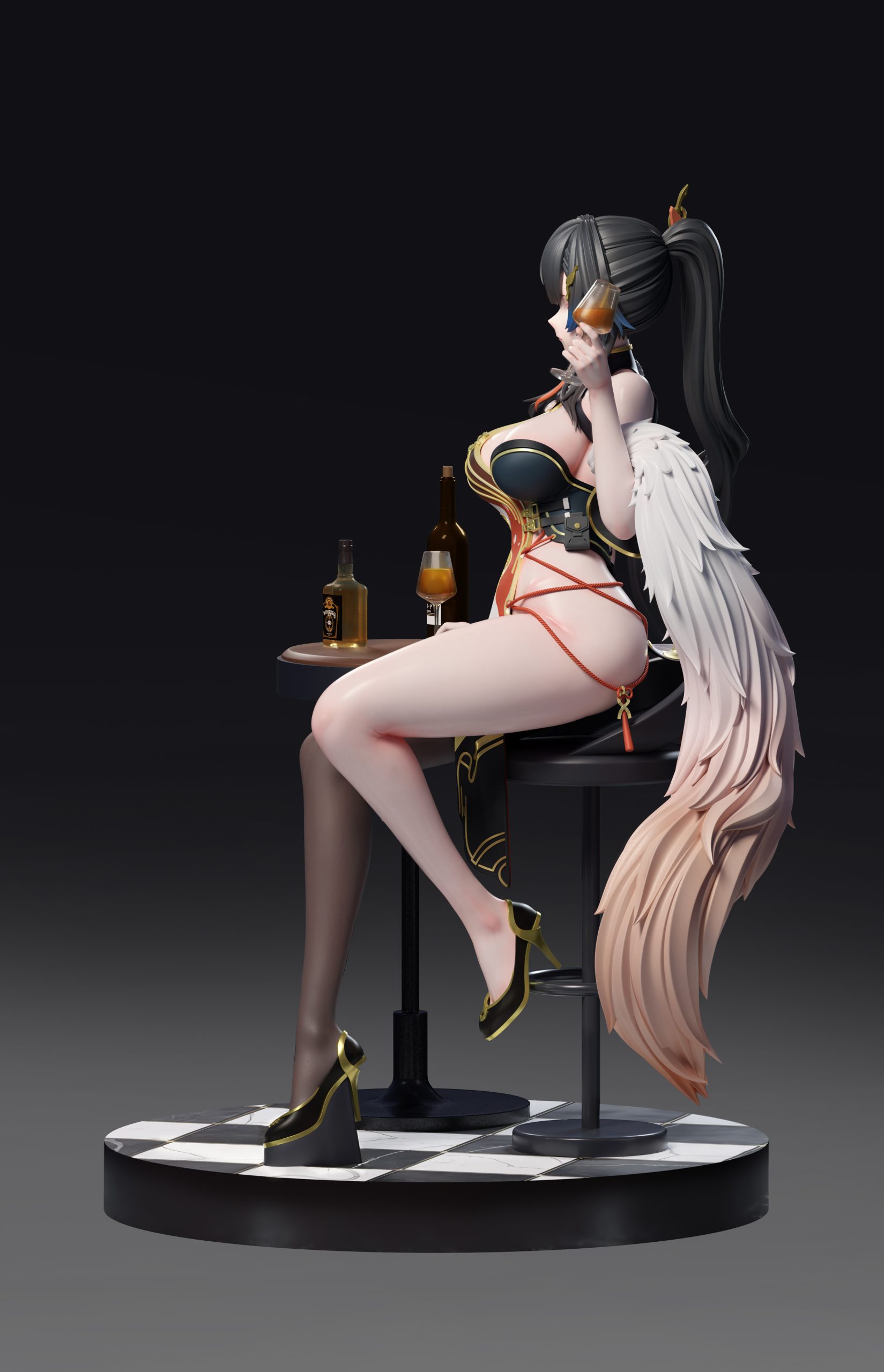 Snowbreak: Containment Zone Katya Elegant Brocade Melody 1/6 Scale Statue (GK) -Whale Studio