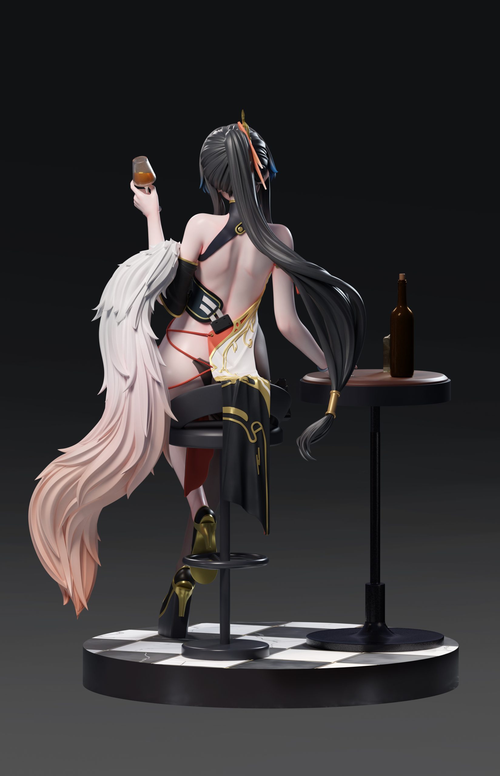 Snowbreak: Containment Zone Katya Elegant Brocade Melody 1/6 Scale Statue (GK) -Whale Studio