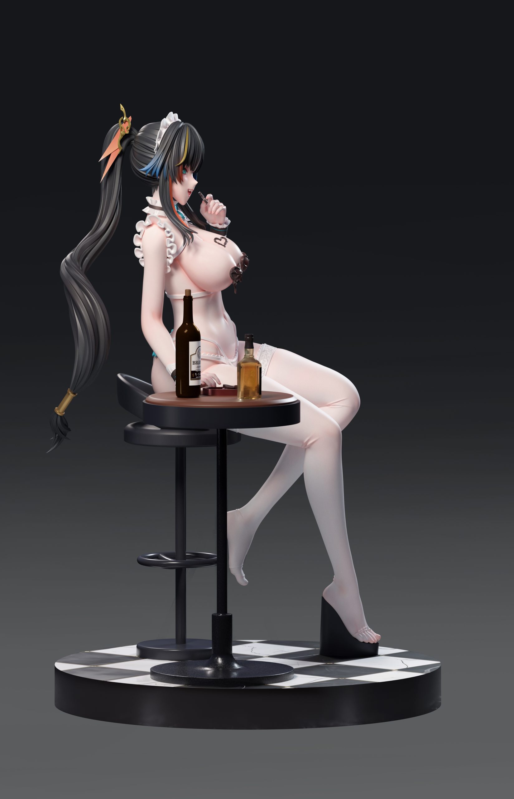 Snowbreak: Containment Zone Katya Elegant Brocade Melody 1/6 Scale Statue (GK) -Whale Studio