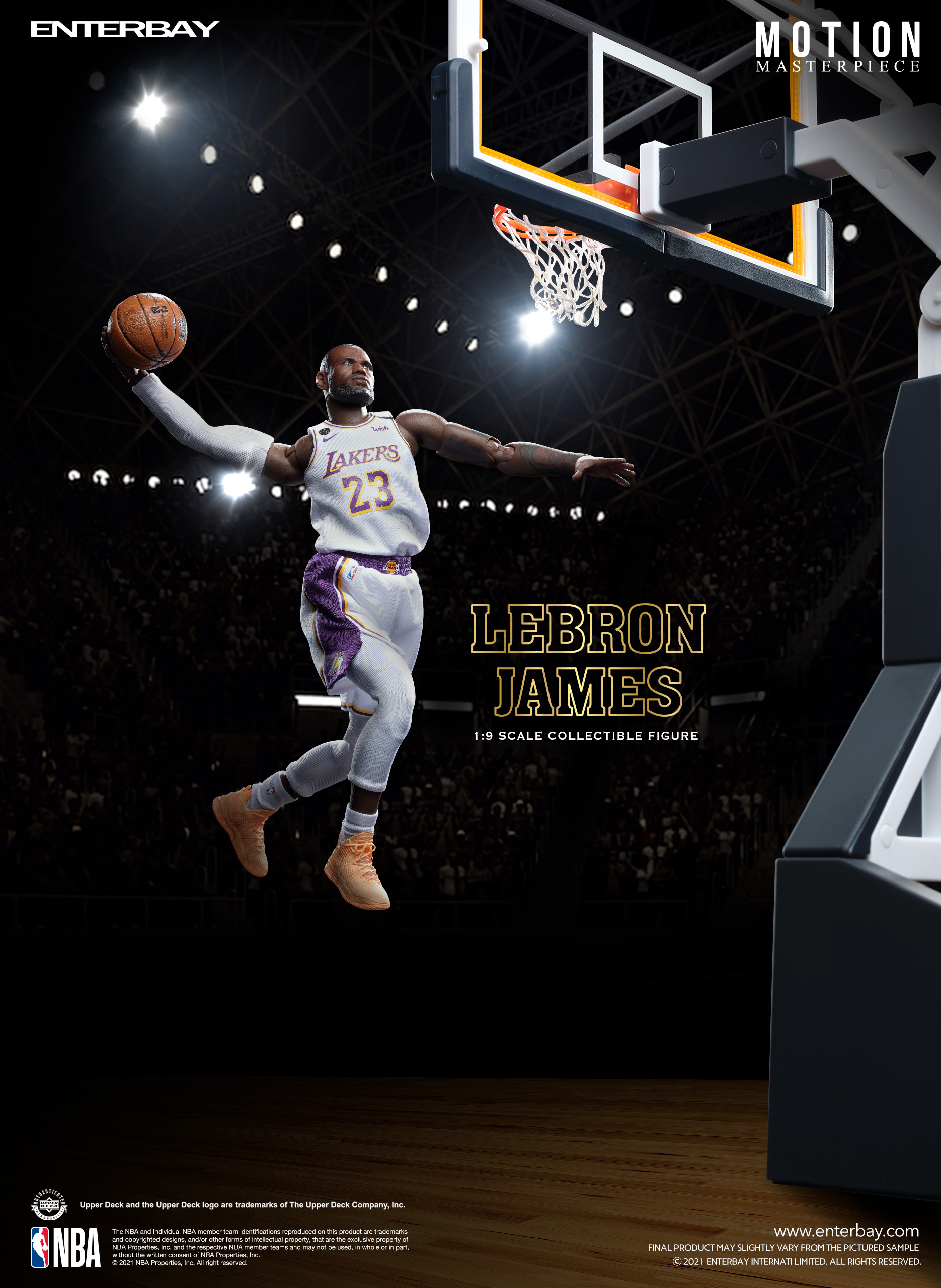 LeBron James 1/9 Scale Action Figure MM1210 (Licensed) -ENTERBAY Studio