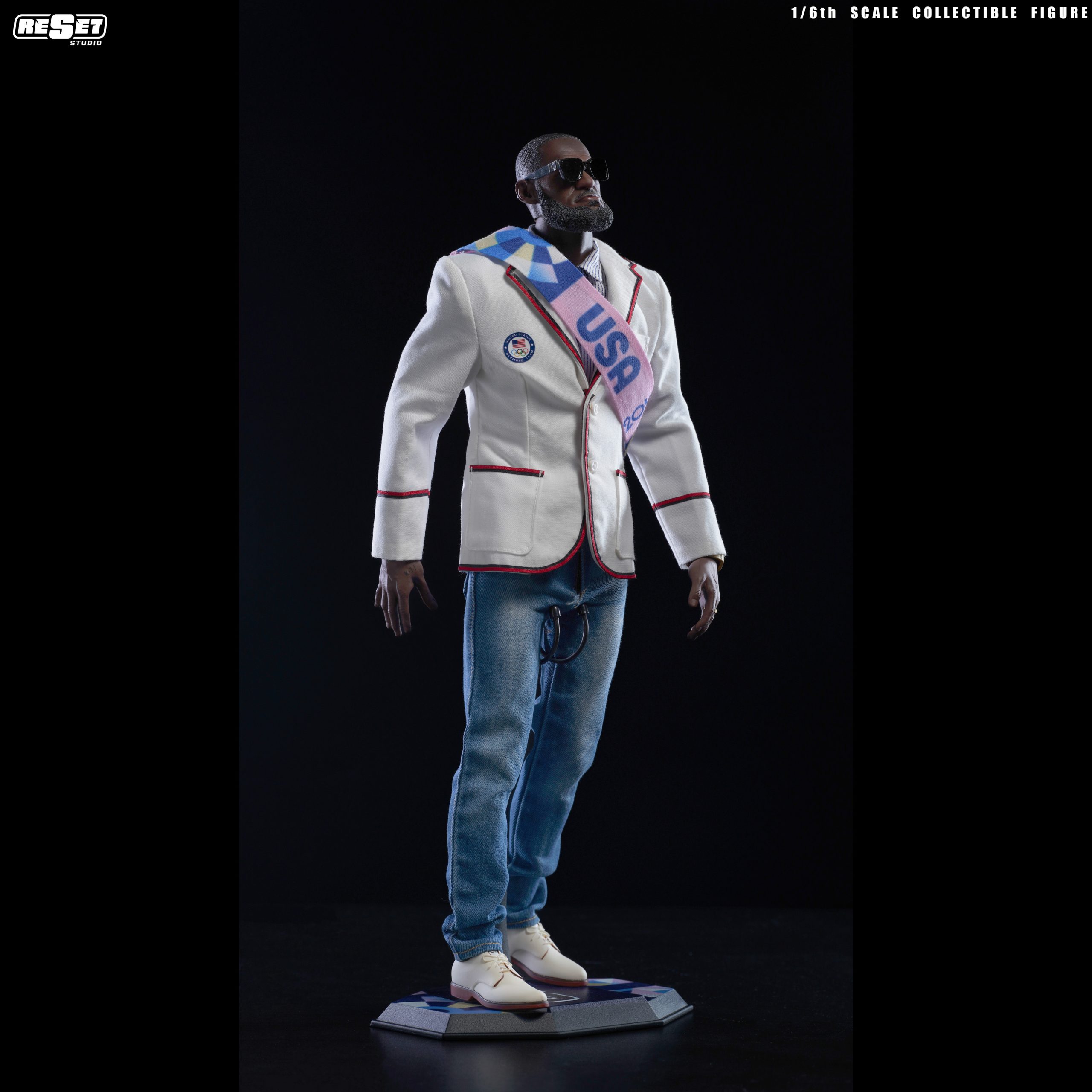 Team USA Olympics James 1/6 Collectible Action Figure Statue (GK) - Reset Studio 