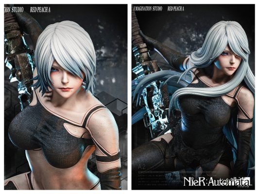 NieR:Automata A2 1/4 Statue (GK) -Imagination Studio & Red Peach A Studio 