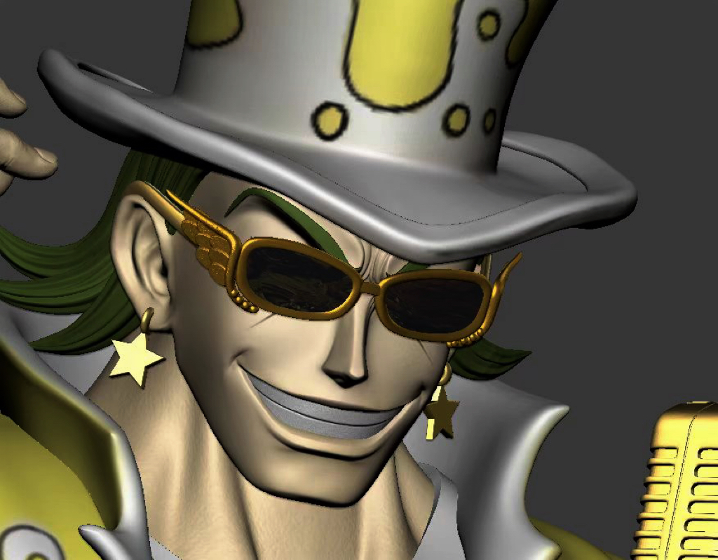 One Piece Golden Emperor Tesoro Statue (GK) - GOLD Studio