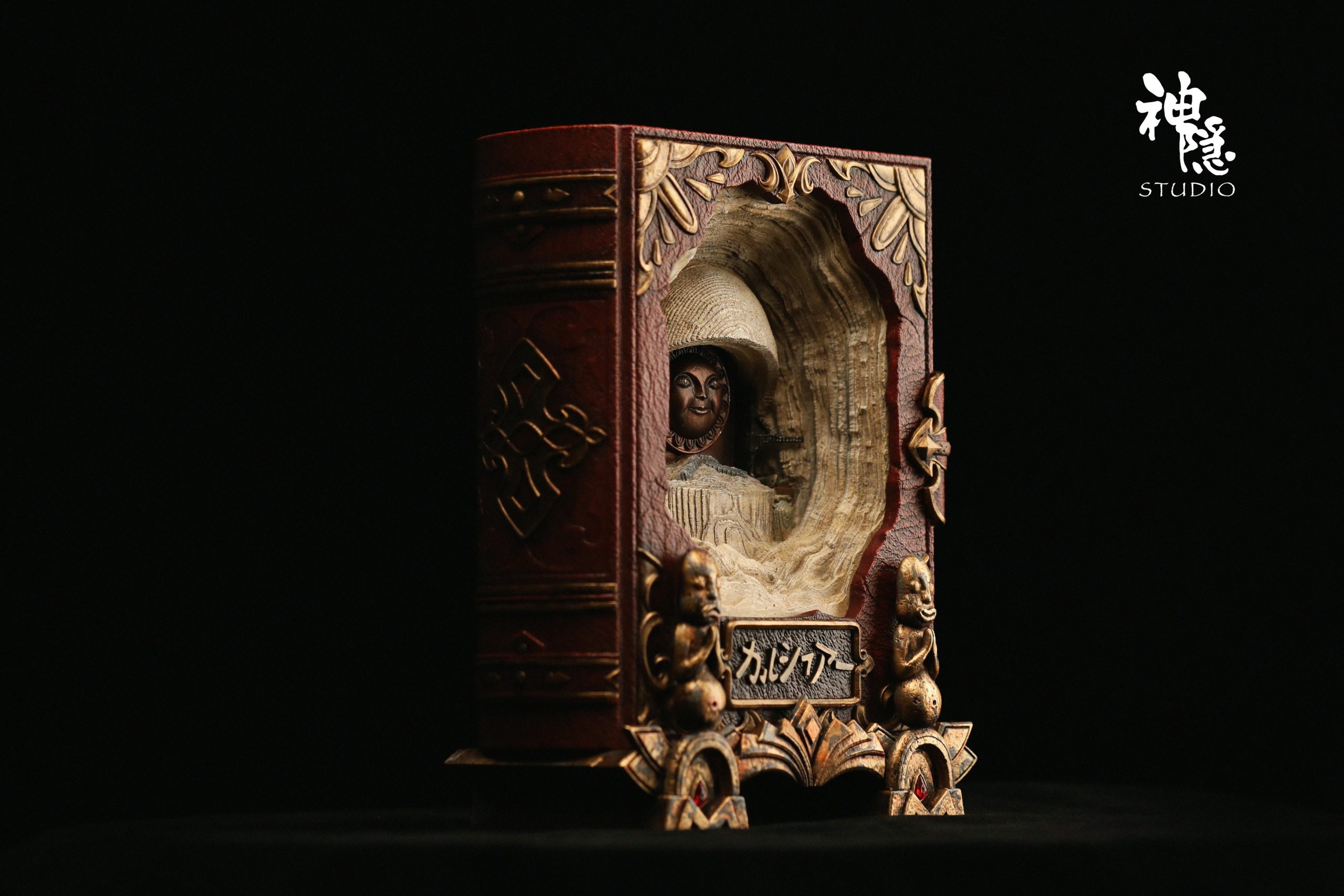 Howls Moving Castle Encounter Series The Pact Tome Calcifer Statue (GK) -Shen Yin Studio