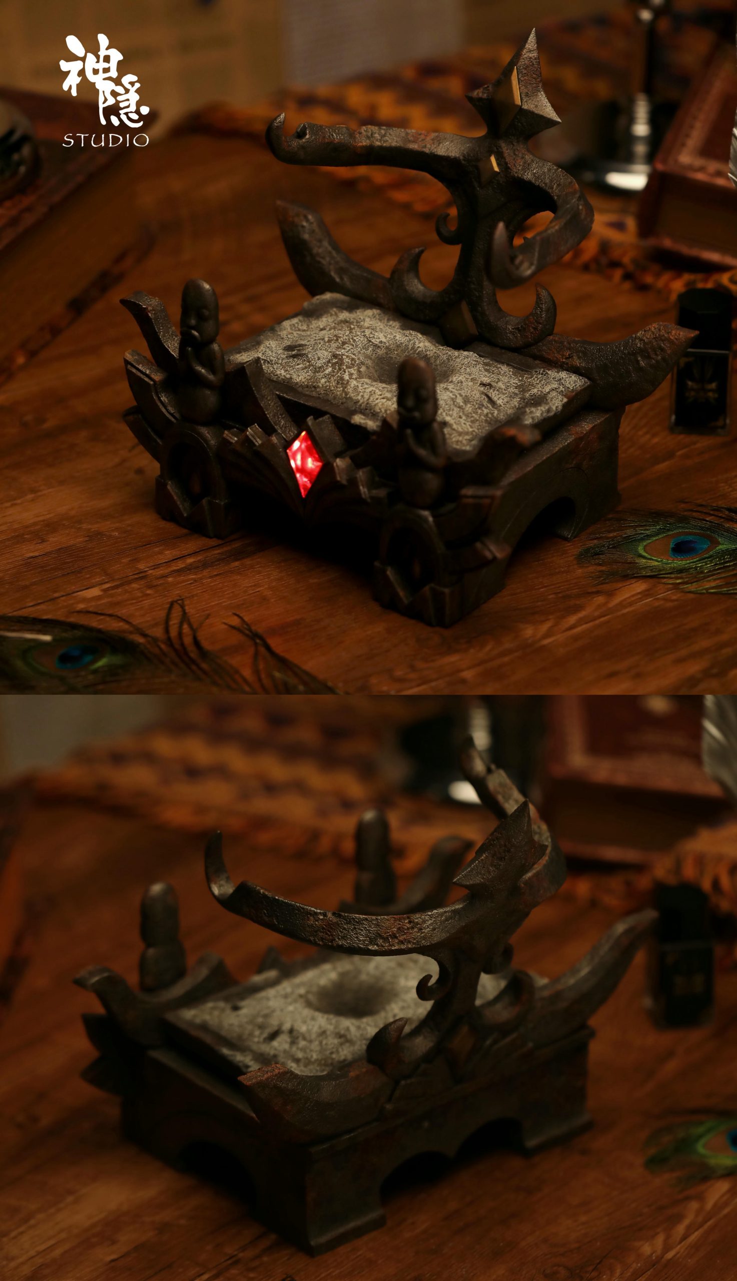 Howls Moving Castle Encounter Series The Pact Tome Calcifer Statue (GK) -Shen Yin Studio