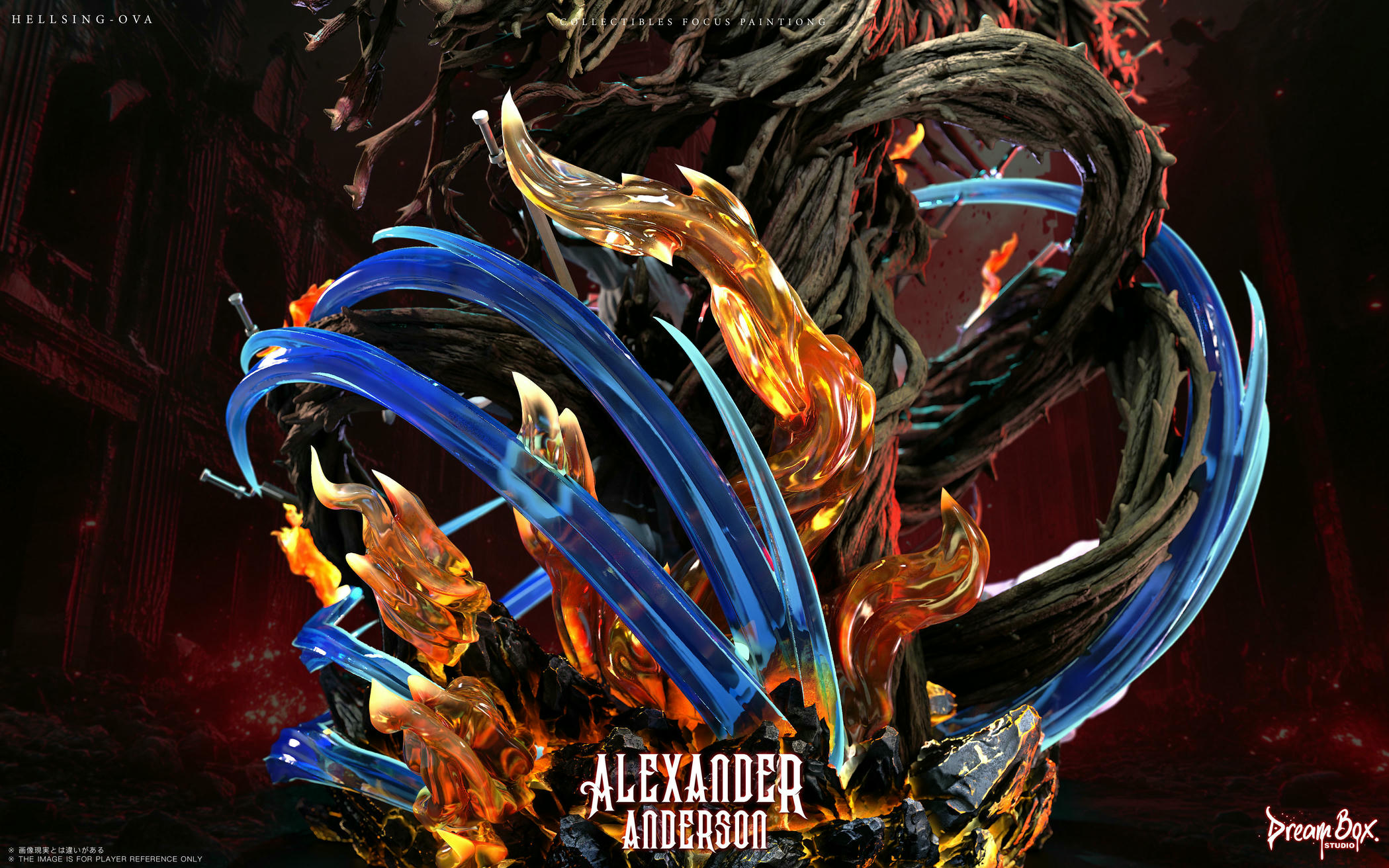 Hellsing Series 02 Father Alexander Anderson Statue (GK) -Dream Box Studio