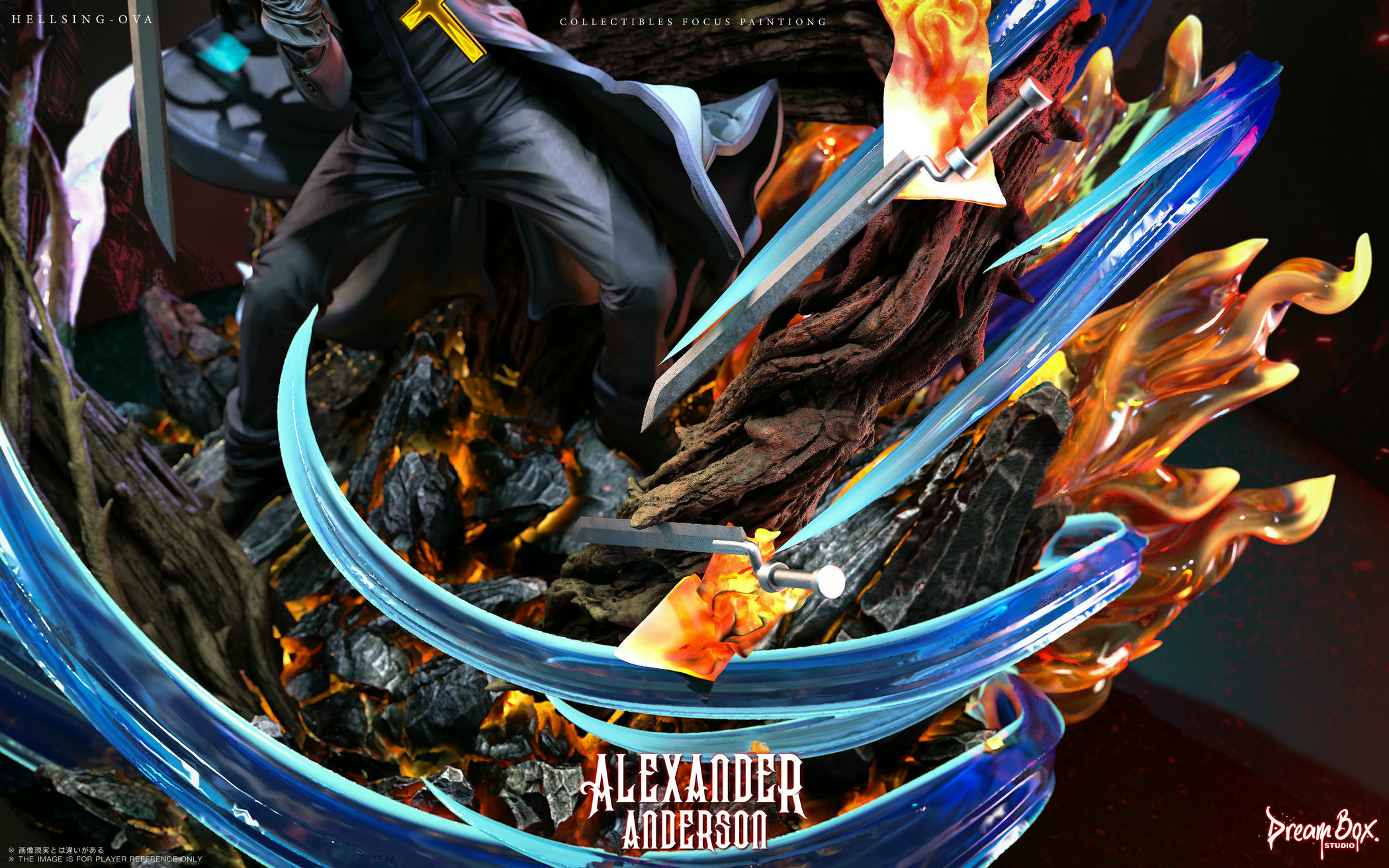 Hellsing Series 02 Father Alexander Anderson Statue (GK) -Dream Box Studio