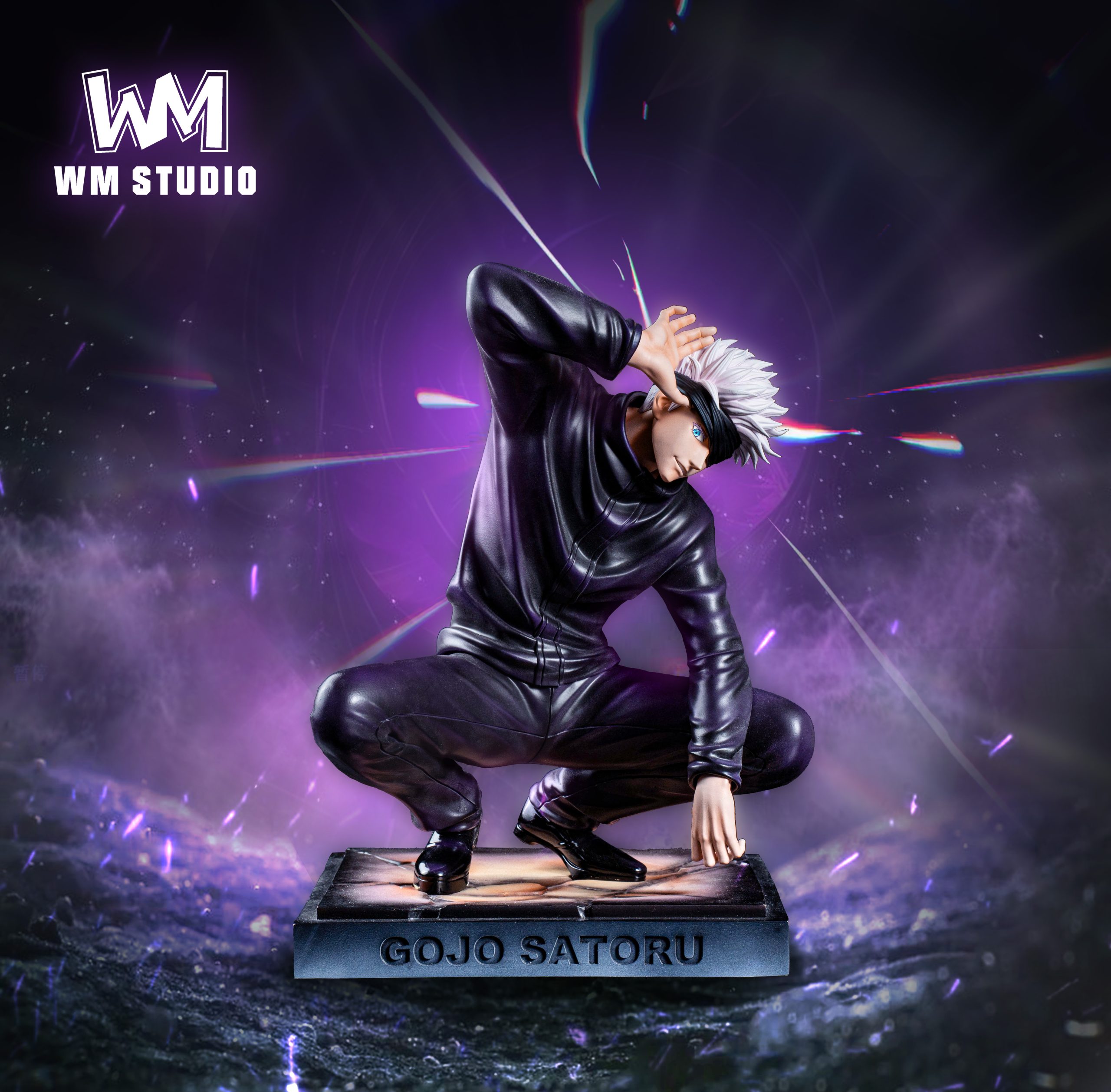 Jujutsu Kaisen Squatting Gojo Sensei Statue (GK) -WM Studio 