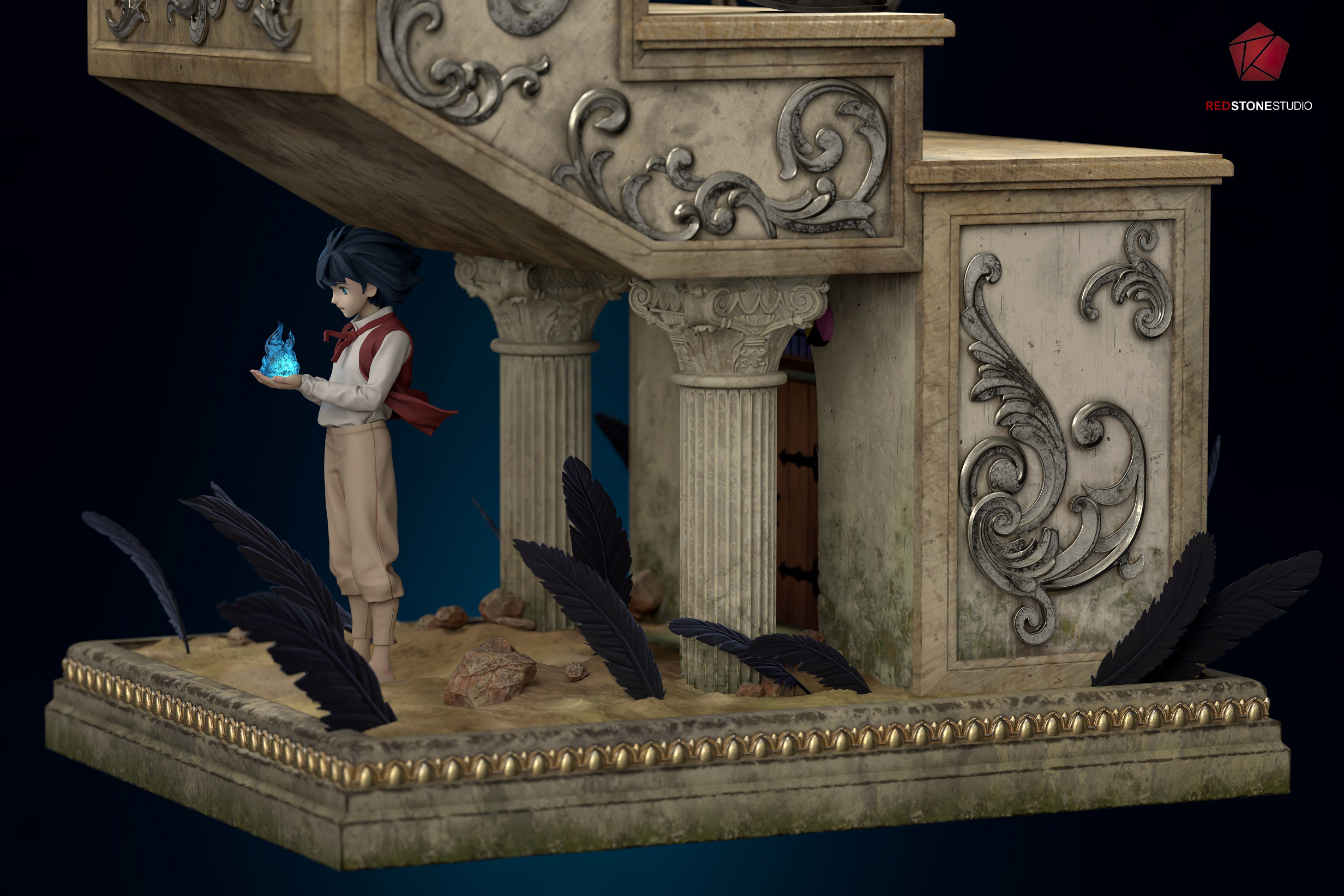 Howls Moving Castle Artist Series Howls Moving Castle Statue (GK) -Red Stone Studio