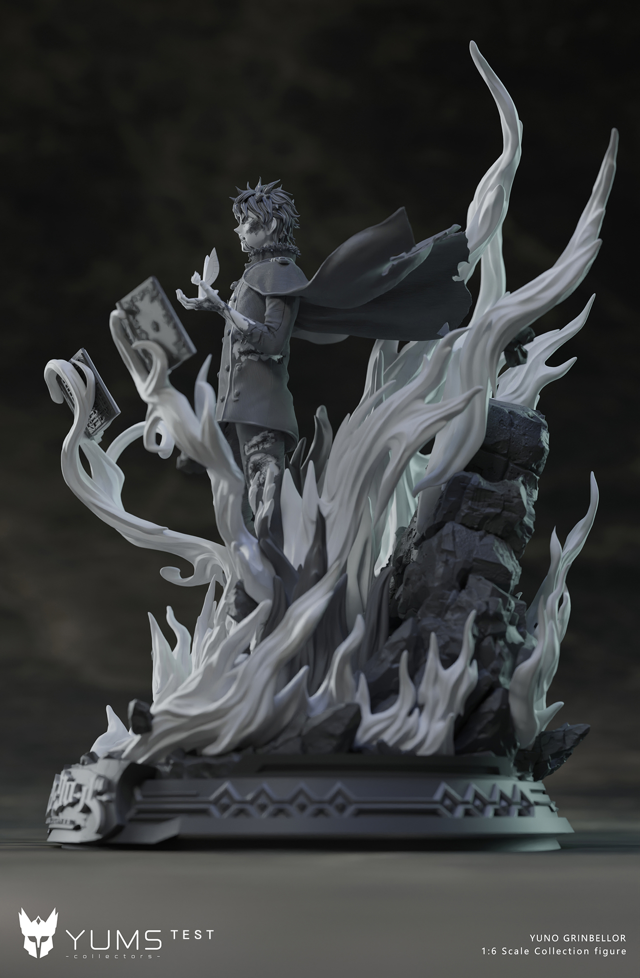 Black Clover Spade Prince Yuno Awakening Form Statue (GK) -YUMS-Collectors Studio