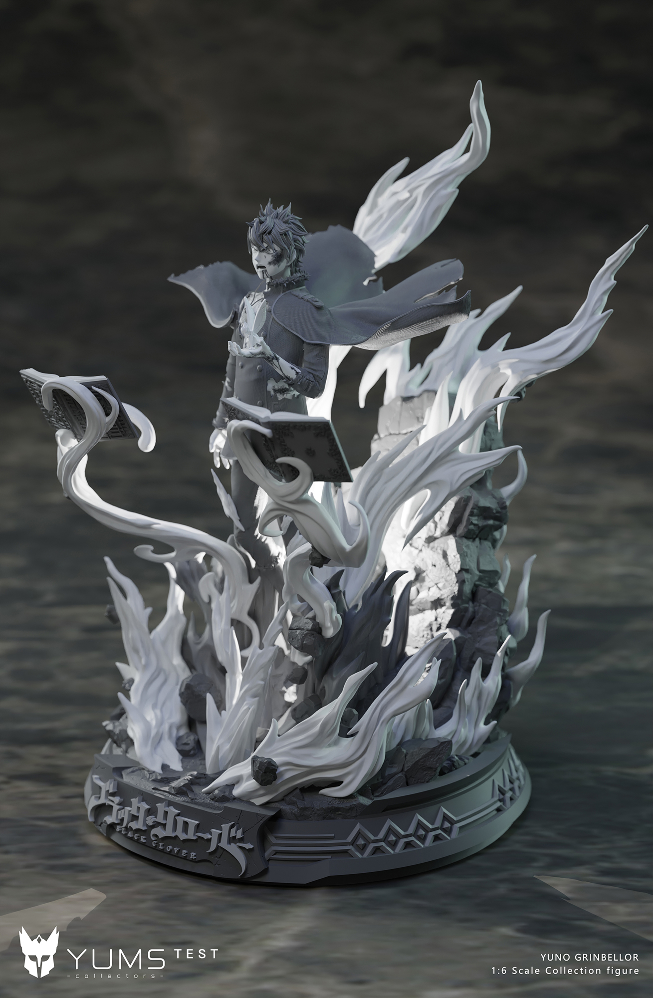 Black Clover Spade Prince Yuno Awakening Form Statue (GK) -YUMS-Collectors Studio