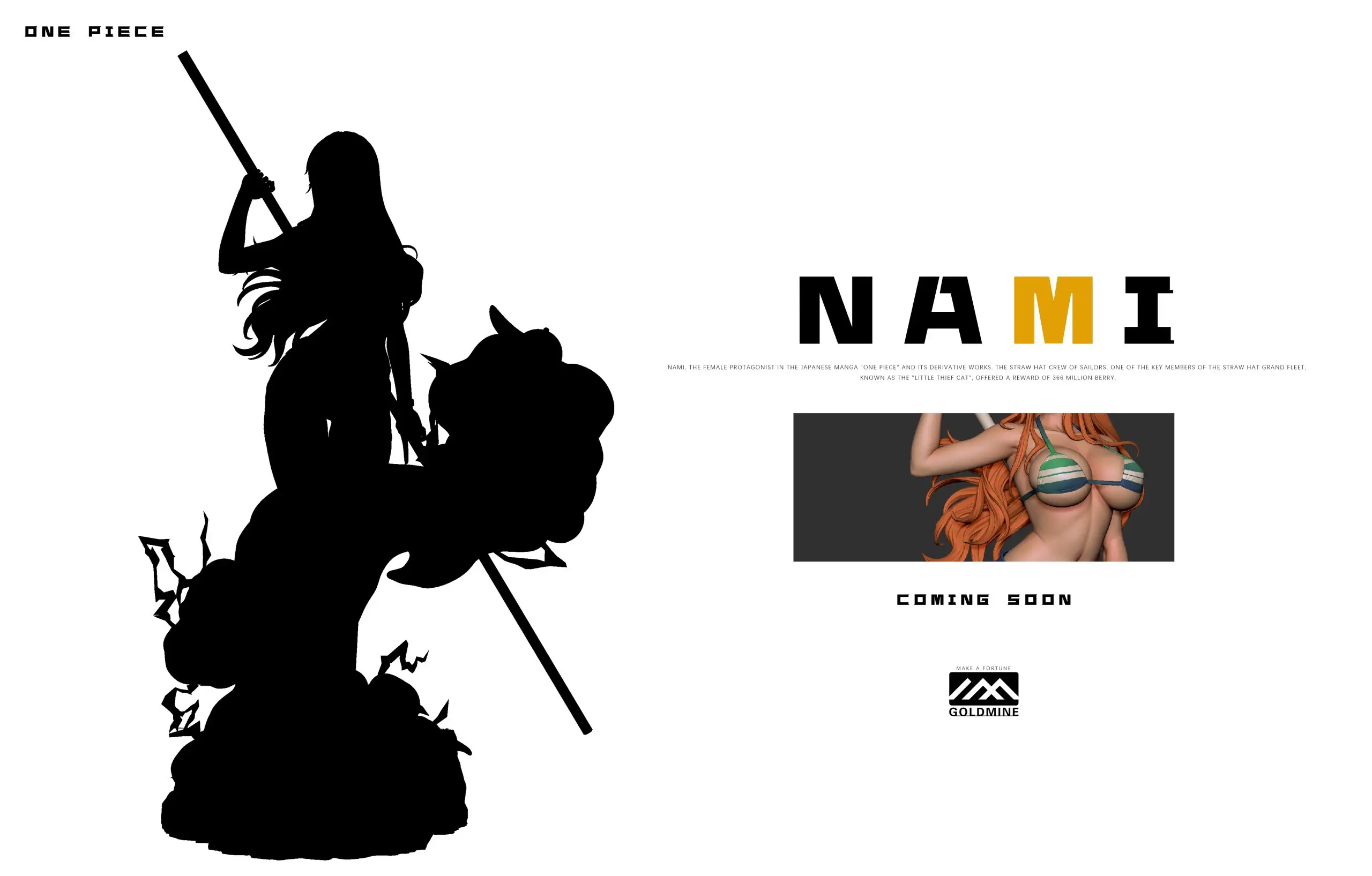 One Piece Straw Hat Pirates Resonance Series: Nami Two Years Later Statue(GK) -Jinshan Studio