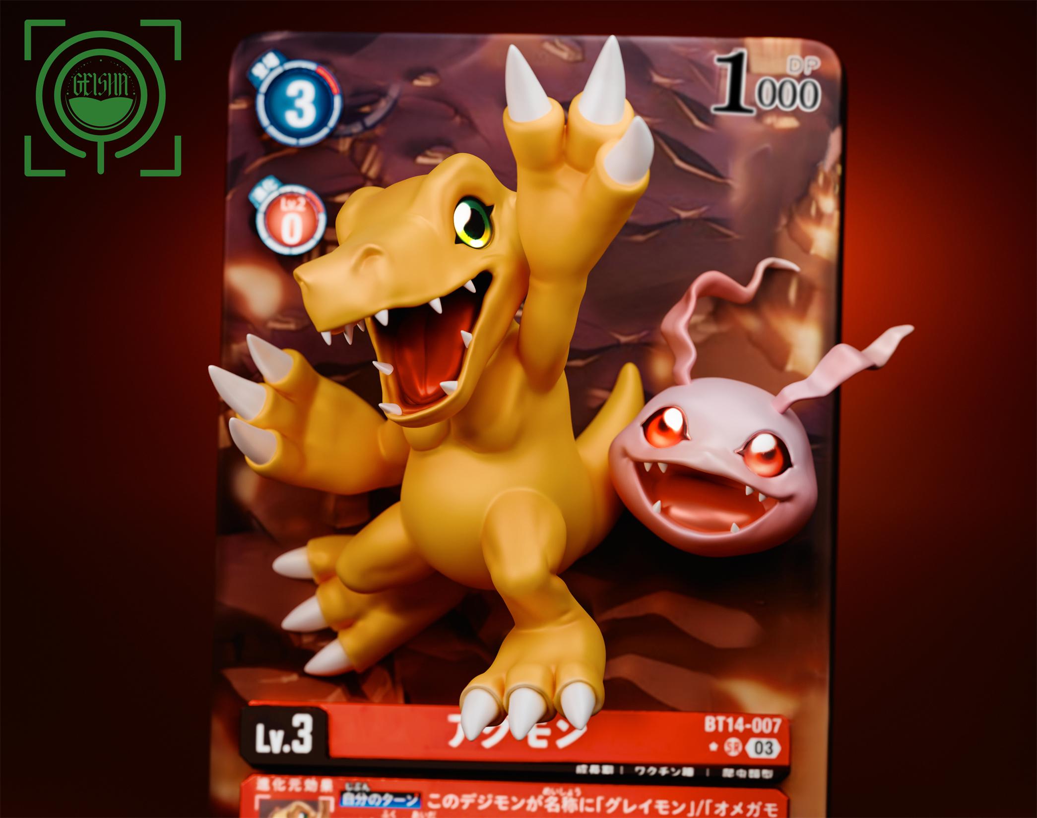 Digimon Card Series #1 Agumon & Koromon Statue (GK)-GEISHA Studio