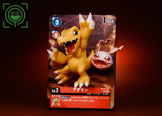 Digimon Card Series #1 Agumon & Koromon Statue (GK)-GEISHA Studio